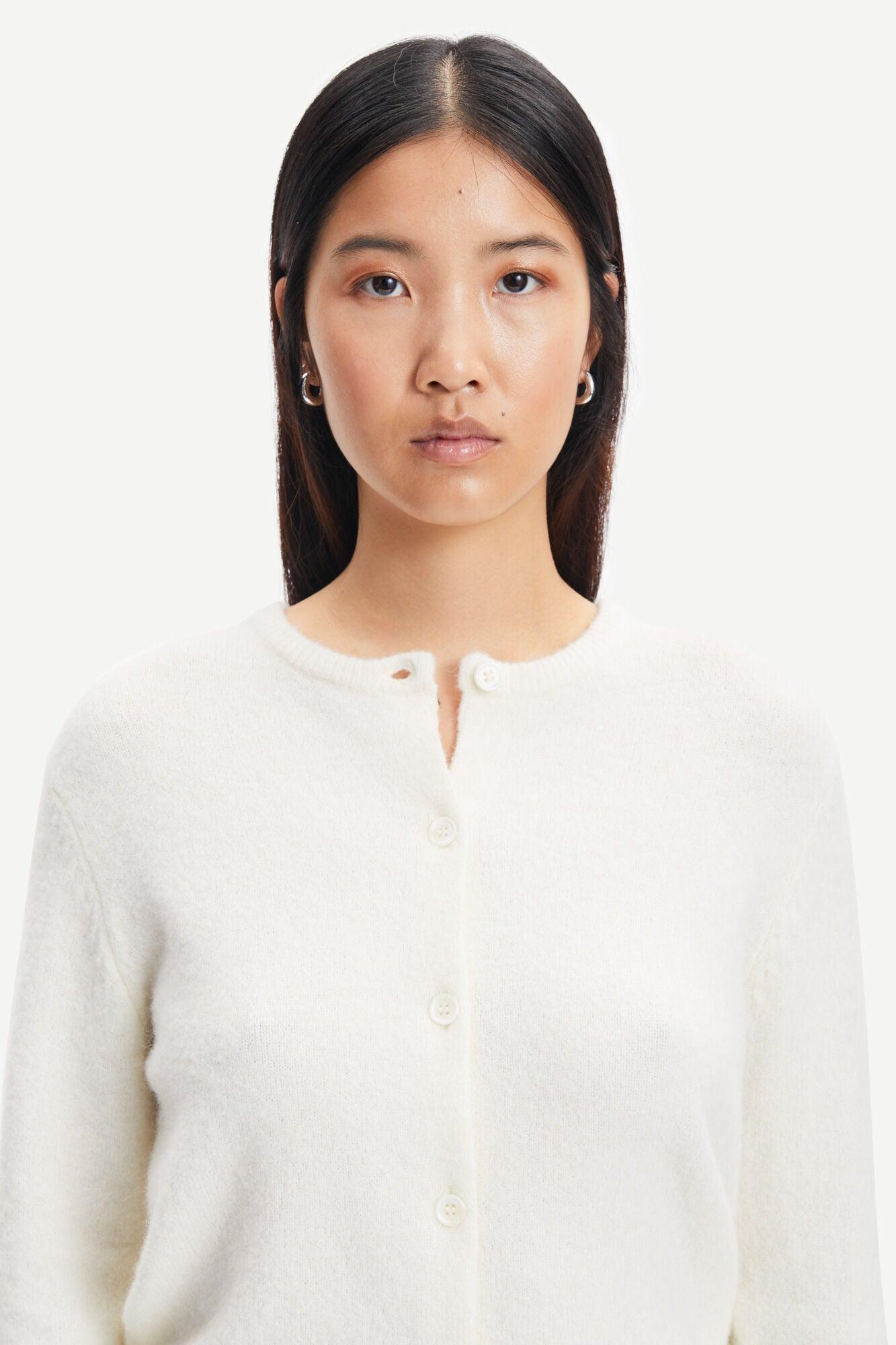 Nor Short Cardigan Whisper White - No22 Damplassen