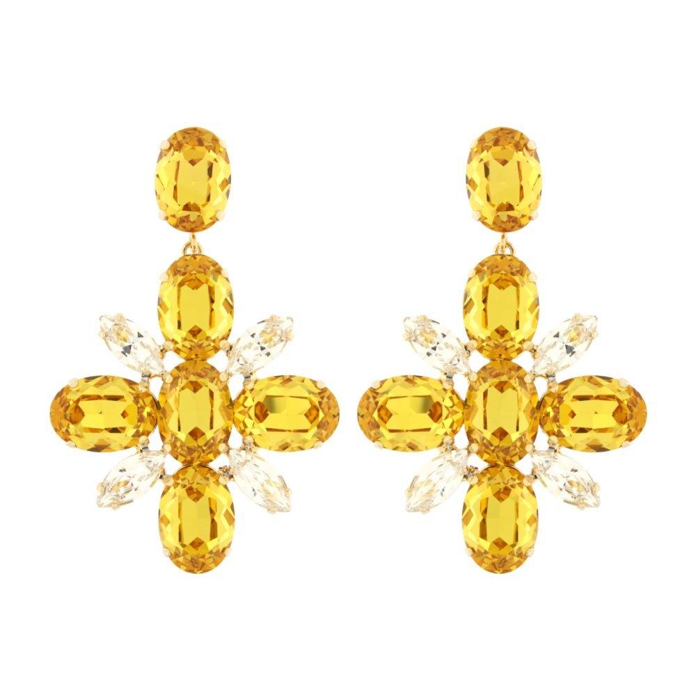 Orthodox Light Topaz Earrings - No22 Damplassen