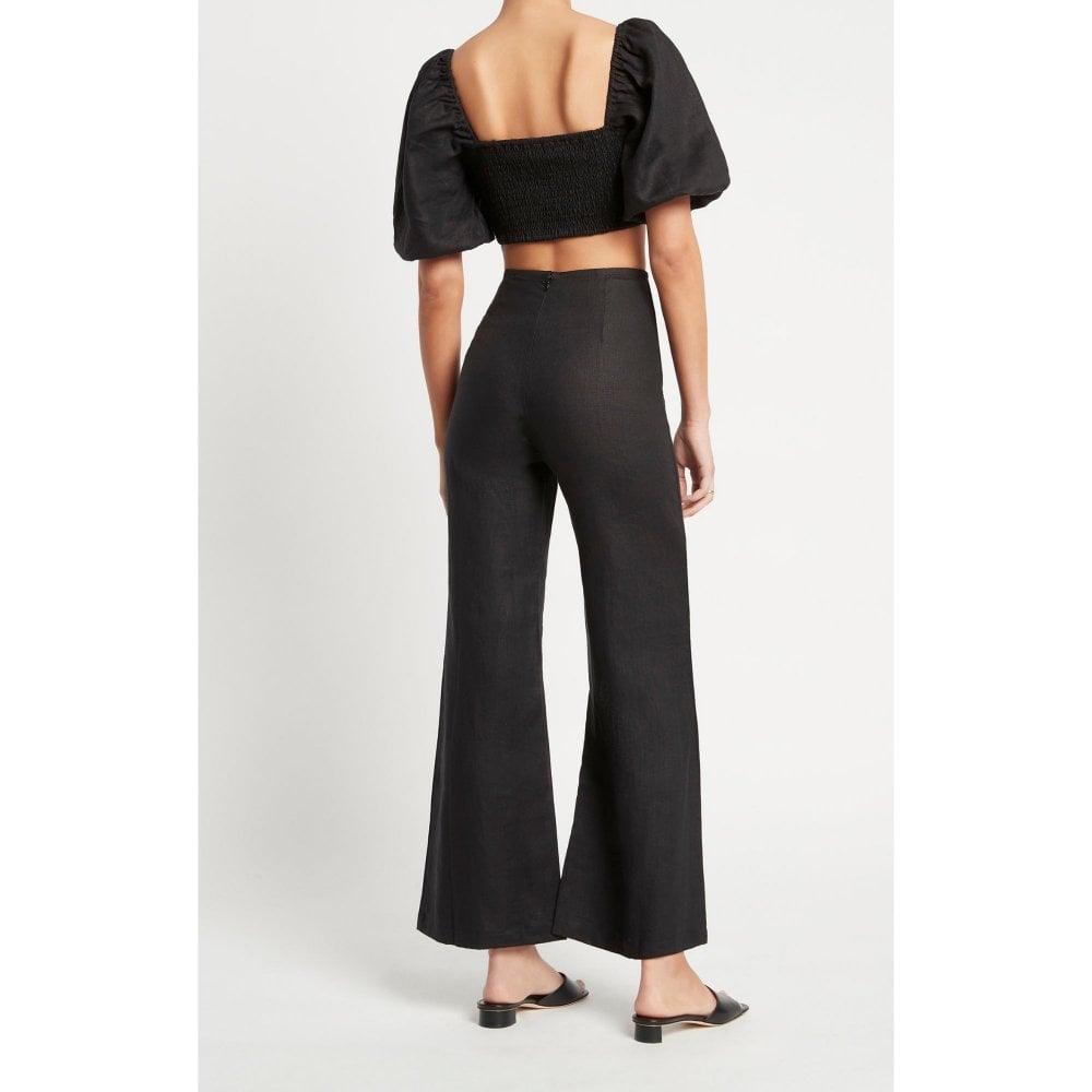 Faithfull the Brand - Ottavio Pants Plain Black - No22 Damplassen