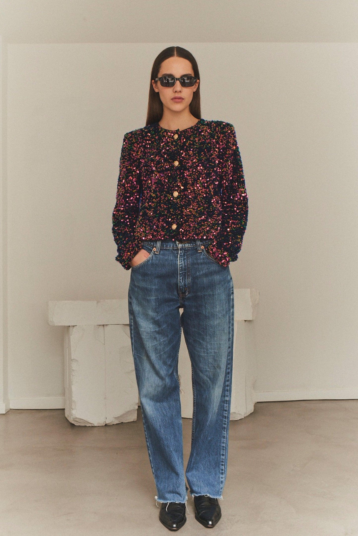 Paulette Jacket Multicolour Sequins - No22 Damplassen