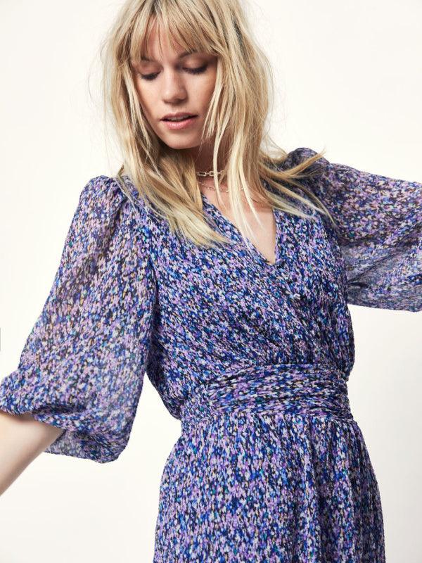Peony Maxi Print Dress Multicolour - No22 Damplassen