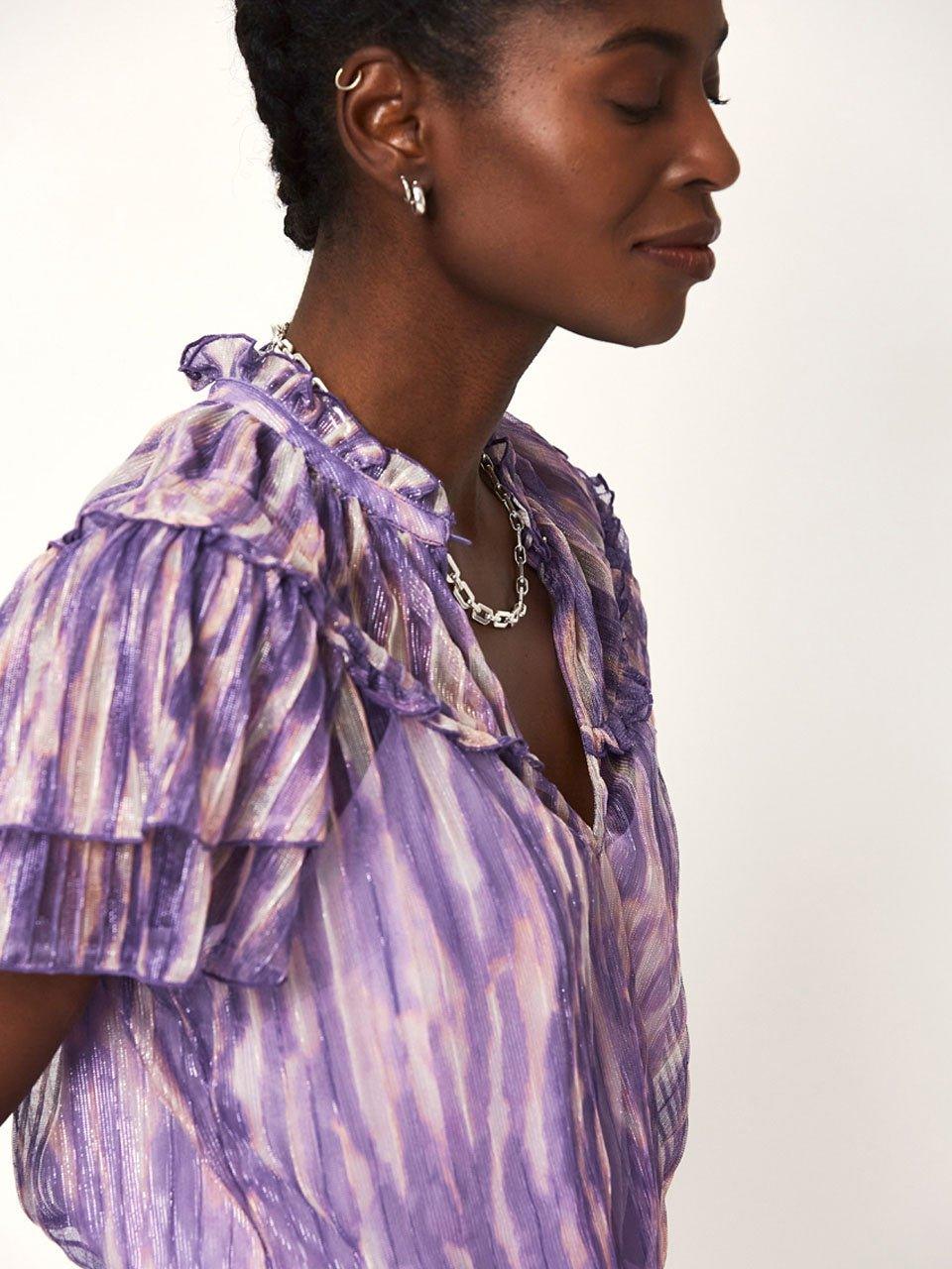 Phenomenal Printed Top Multicolour - No22 Damplassen