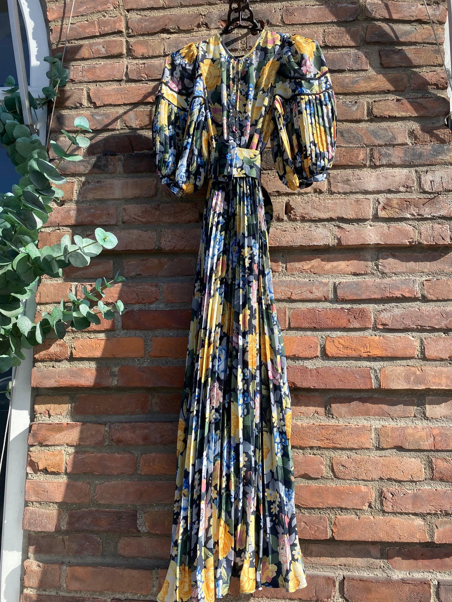 Plisse Midi Dress Dark Rose - No22 Damplassen