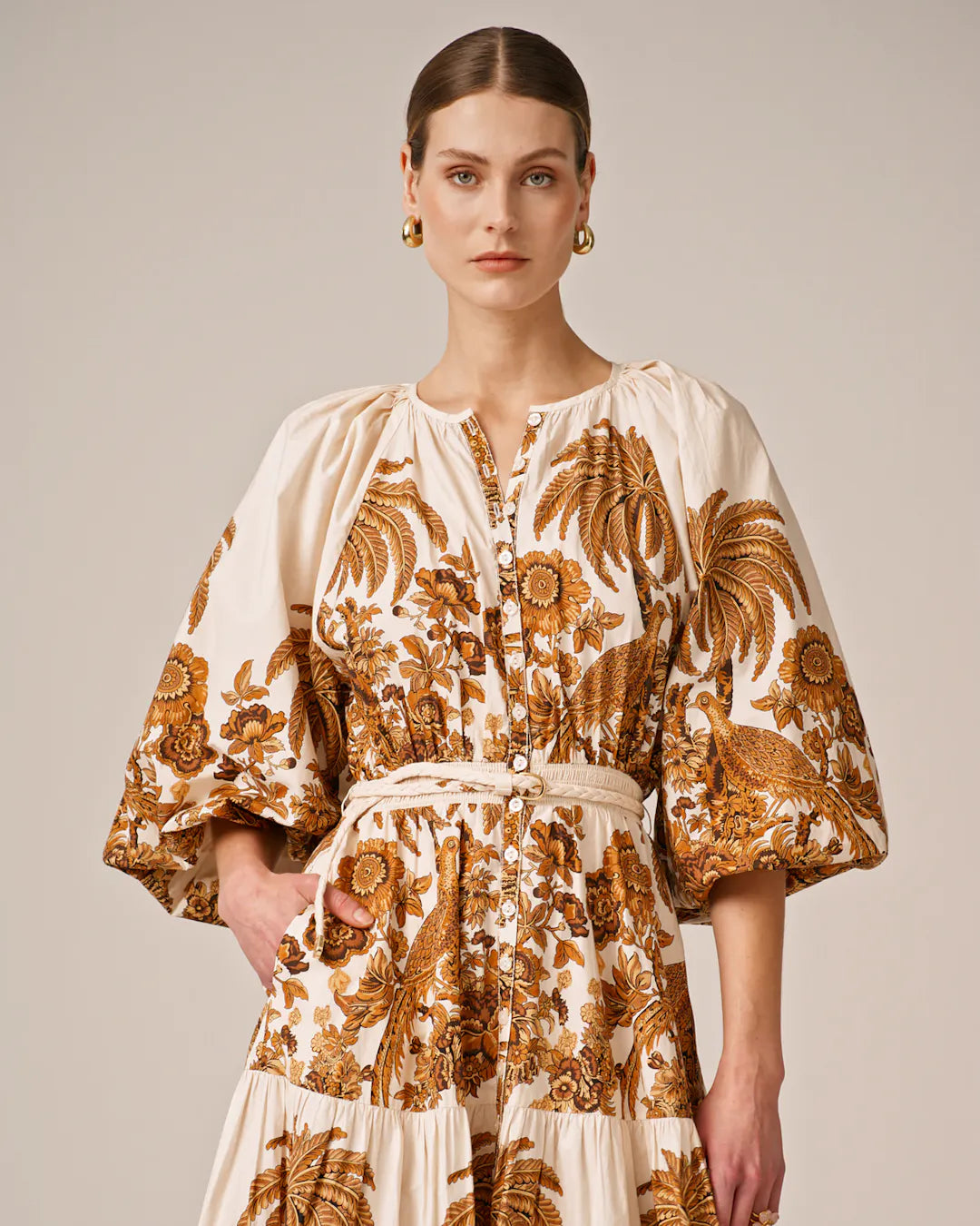 Poplin Maxi Dress Palm Springs - No22 Damplassen