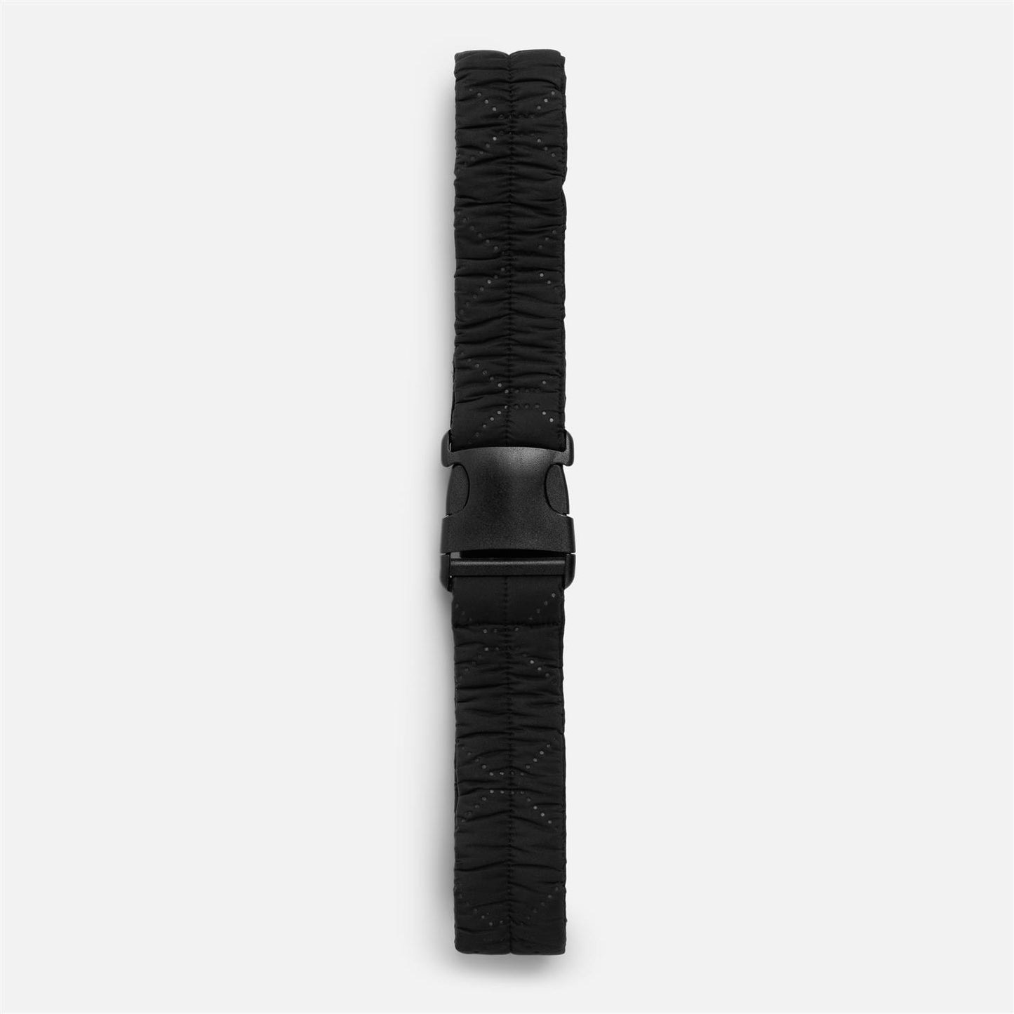 Quilted Buckle Belt New Black - No22 Damplassen