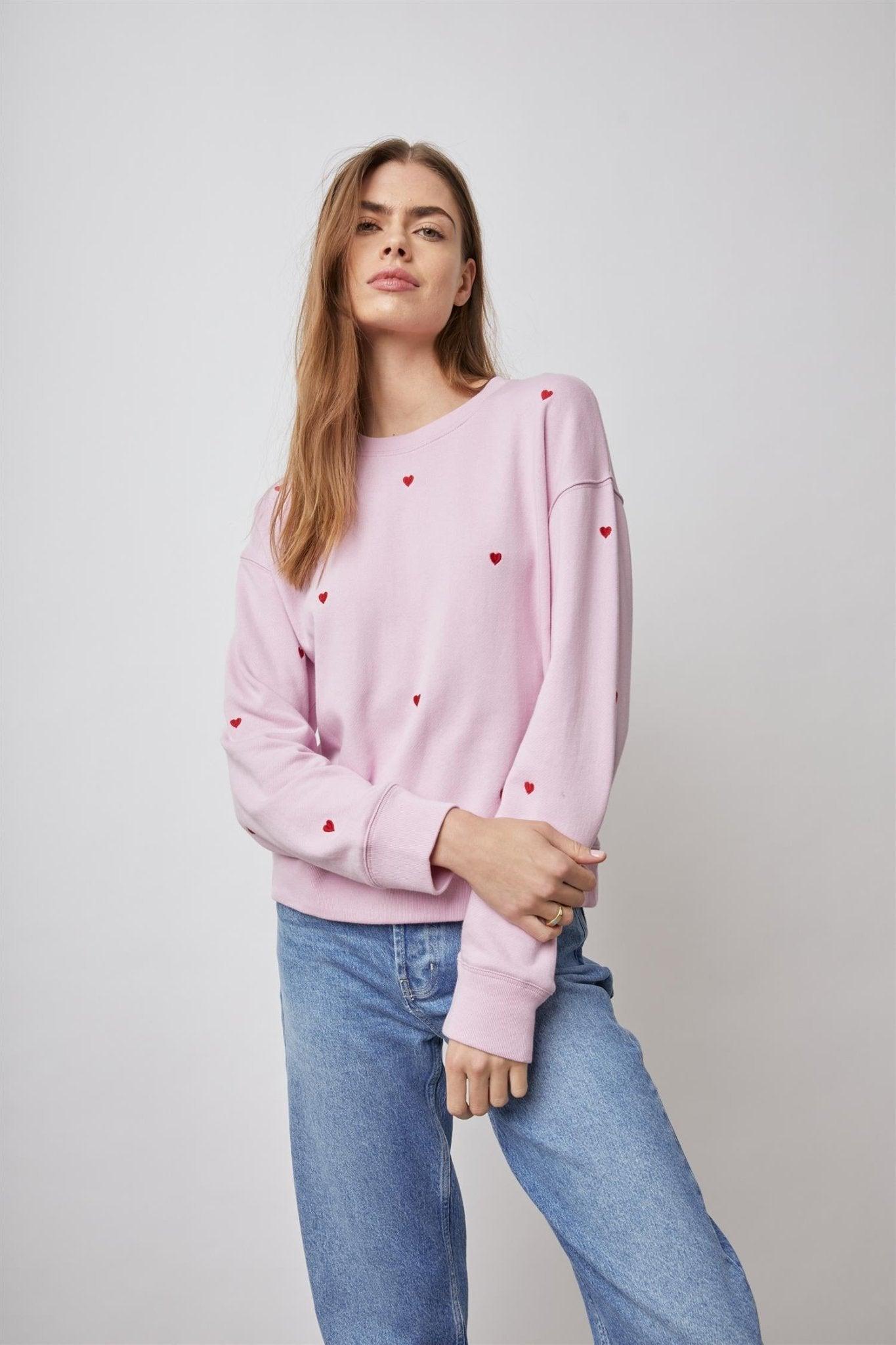 Ramona Sweater Red Embroidered - No22 Damplassen