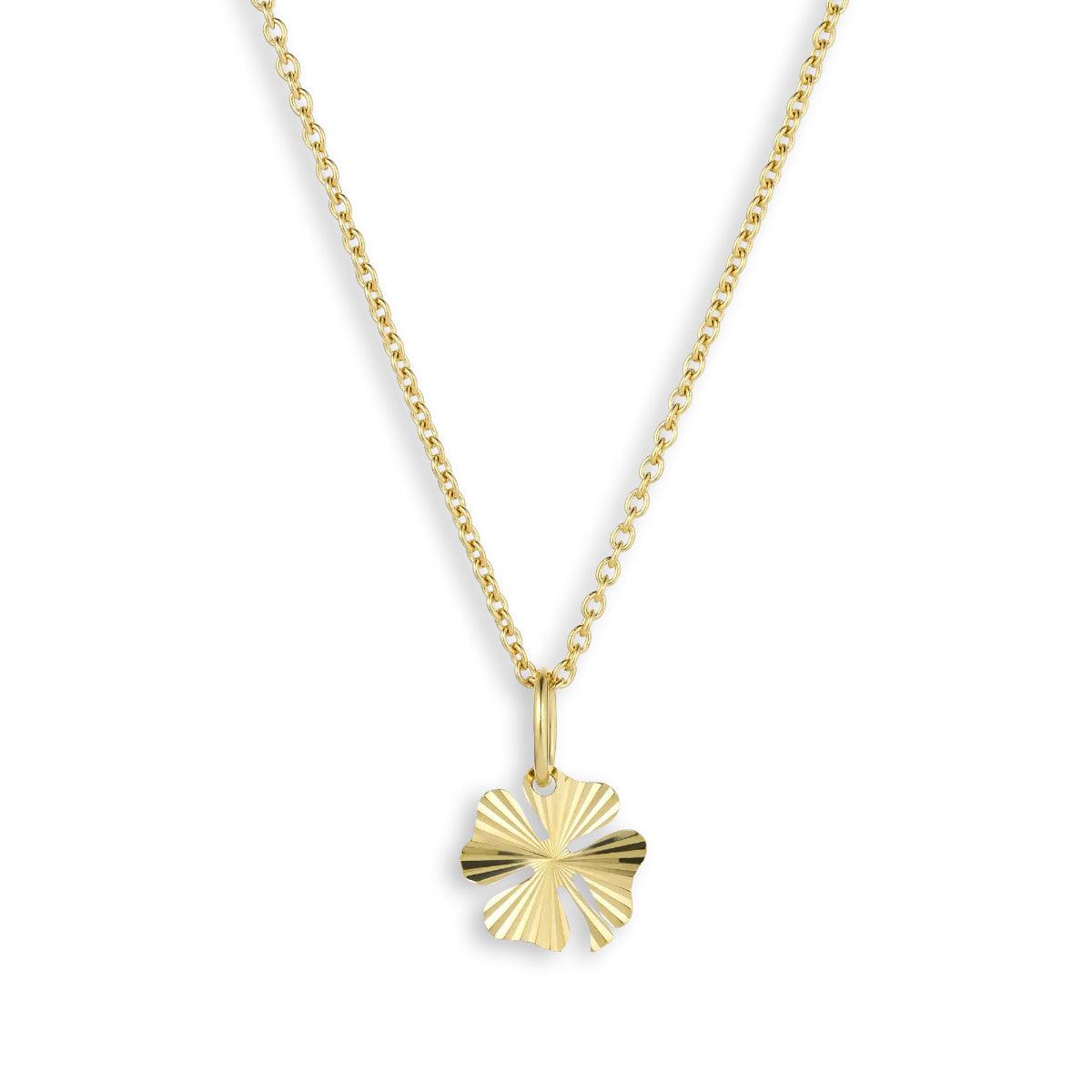 Reflection Clover Pendant Gold - No22 Damplassen
