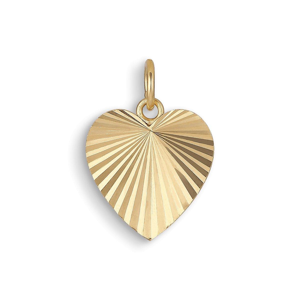 Reflection Heart Pendant Gold - No22 Damplassen