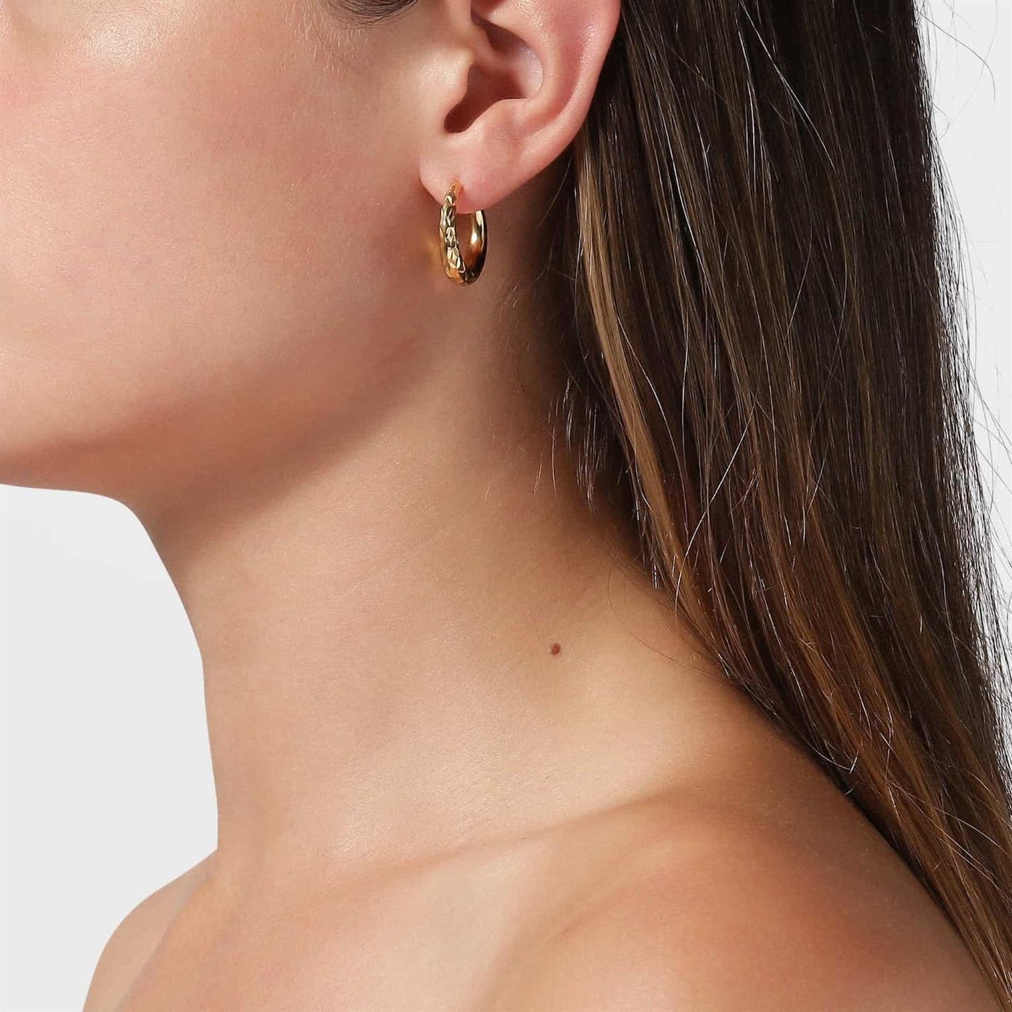 Reflection Rhombus Earrings Gold - No22 Damplassen