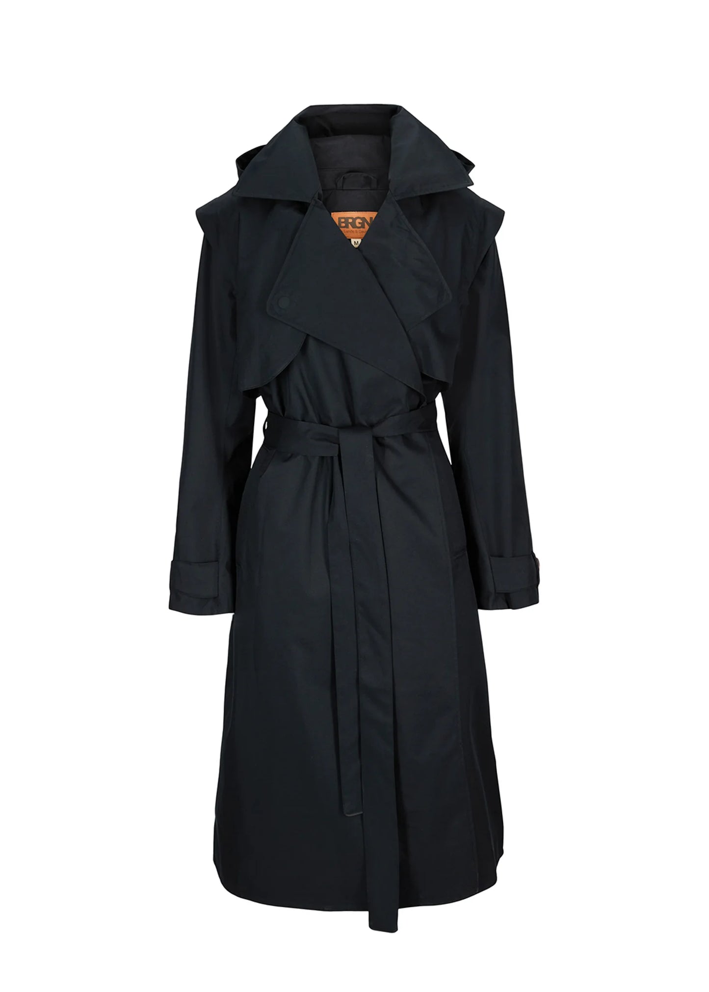 Regndråpe Trench Coat Black - No22 Damplassen
