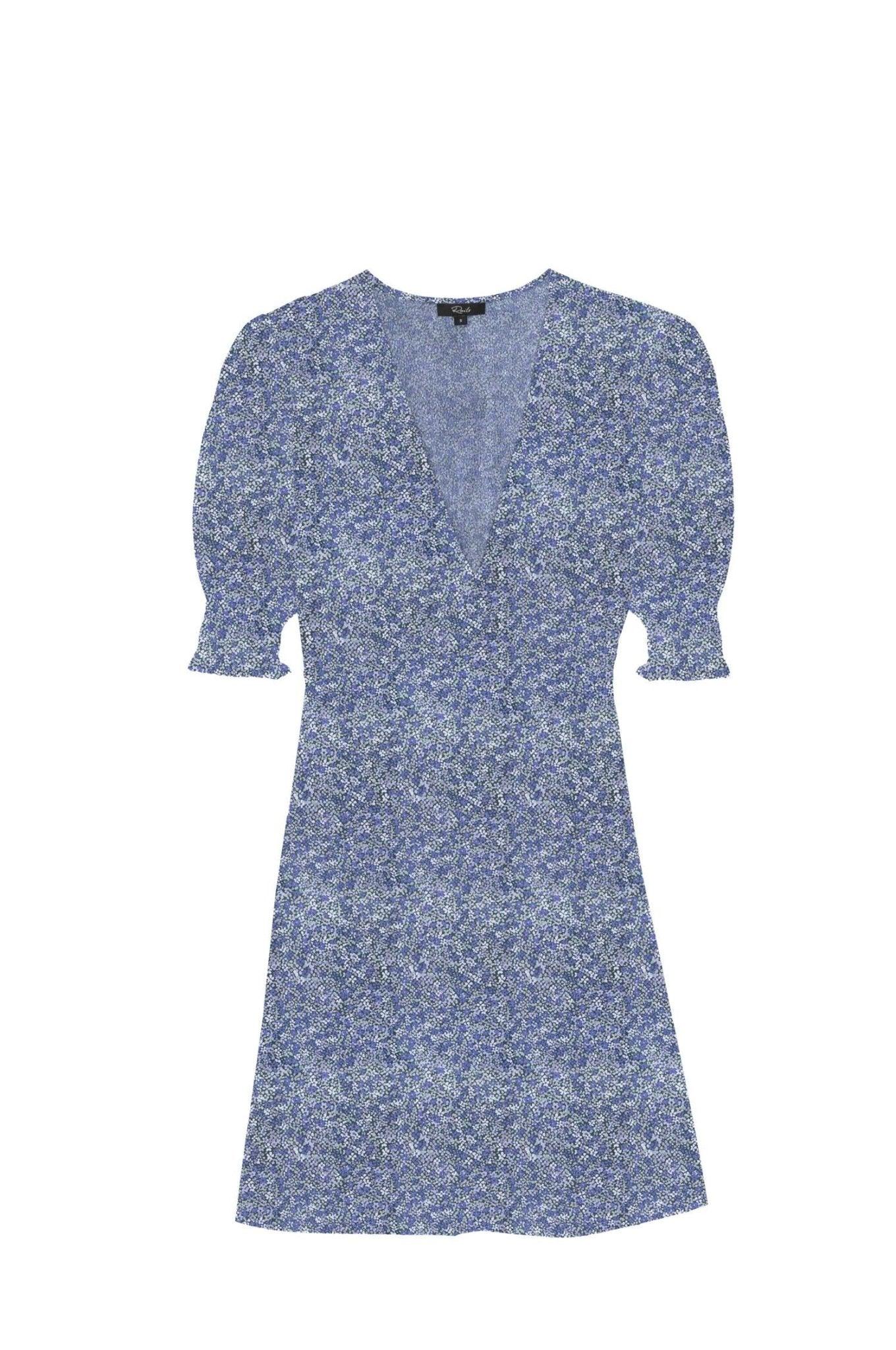 Roma Dress Blue Mini Garden - No22 Damplassen