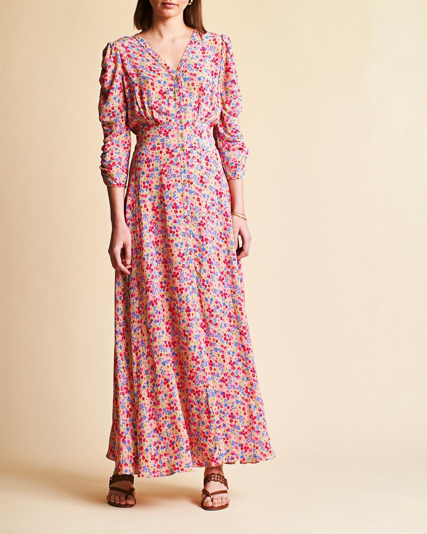 Rouching Dress Blooming - No22 Damplassen