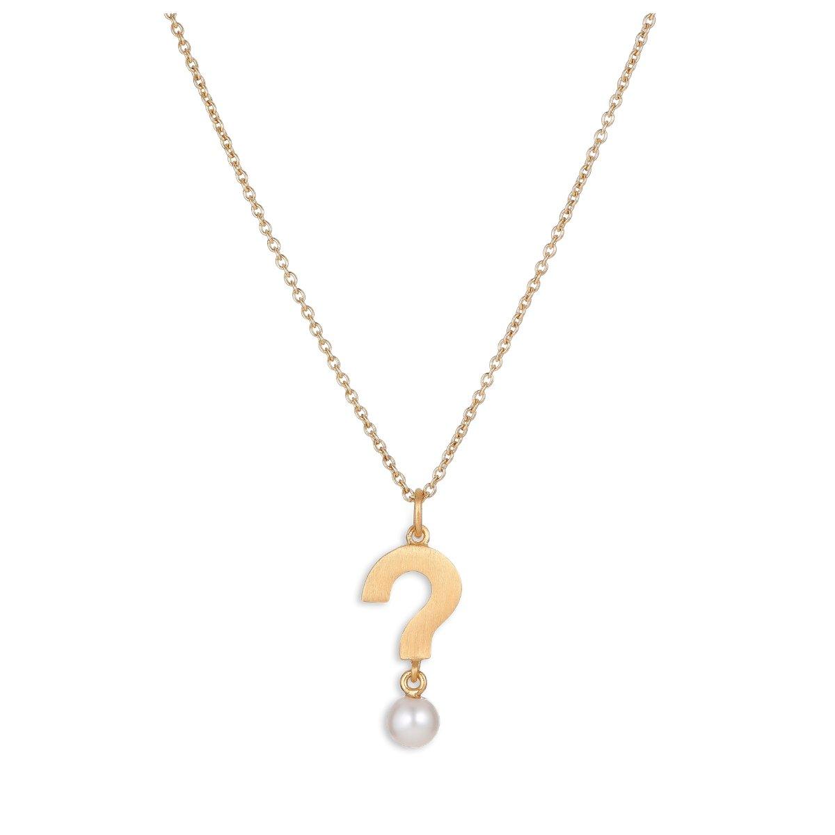 Jane Kønig - Row Pearl Pendant Gold - No22 Damplassen