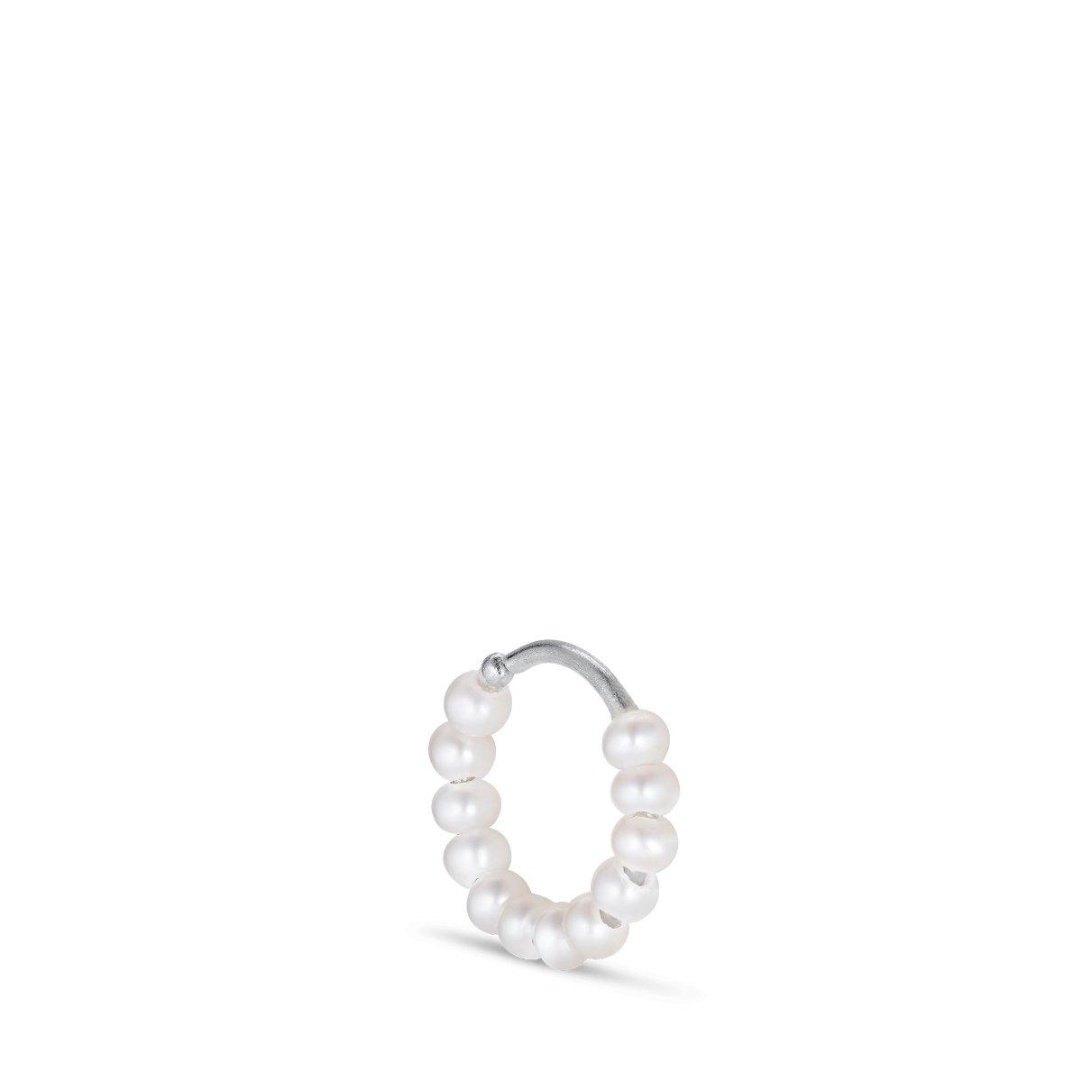 Jane Kønig - Row Pearl Twist Earring Silver - No22 Damplassen