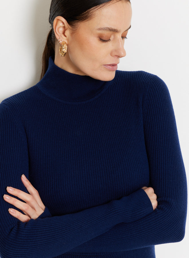Sage Sweater Marine - No22 Damplassen