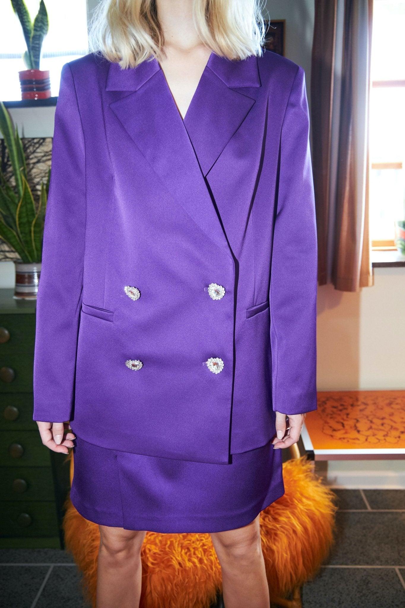 Samy Blazer Purple - No22 Damplassen