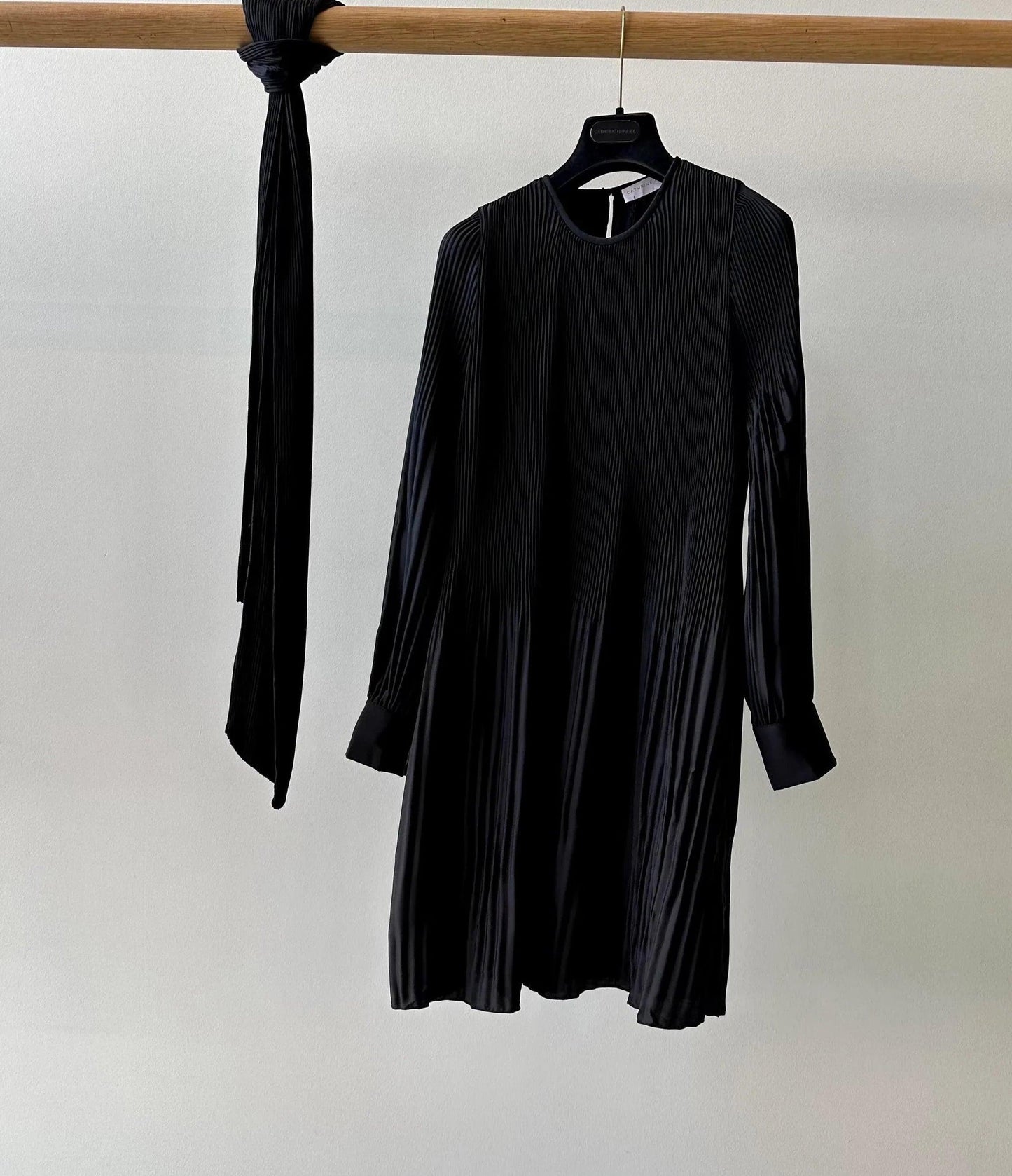 Satin Miami Dress Black - No22 Damplassen