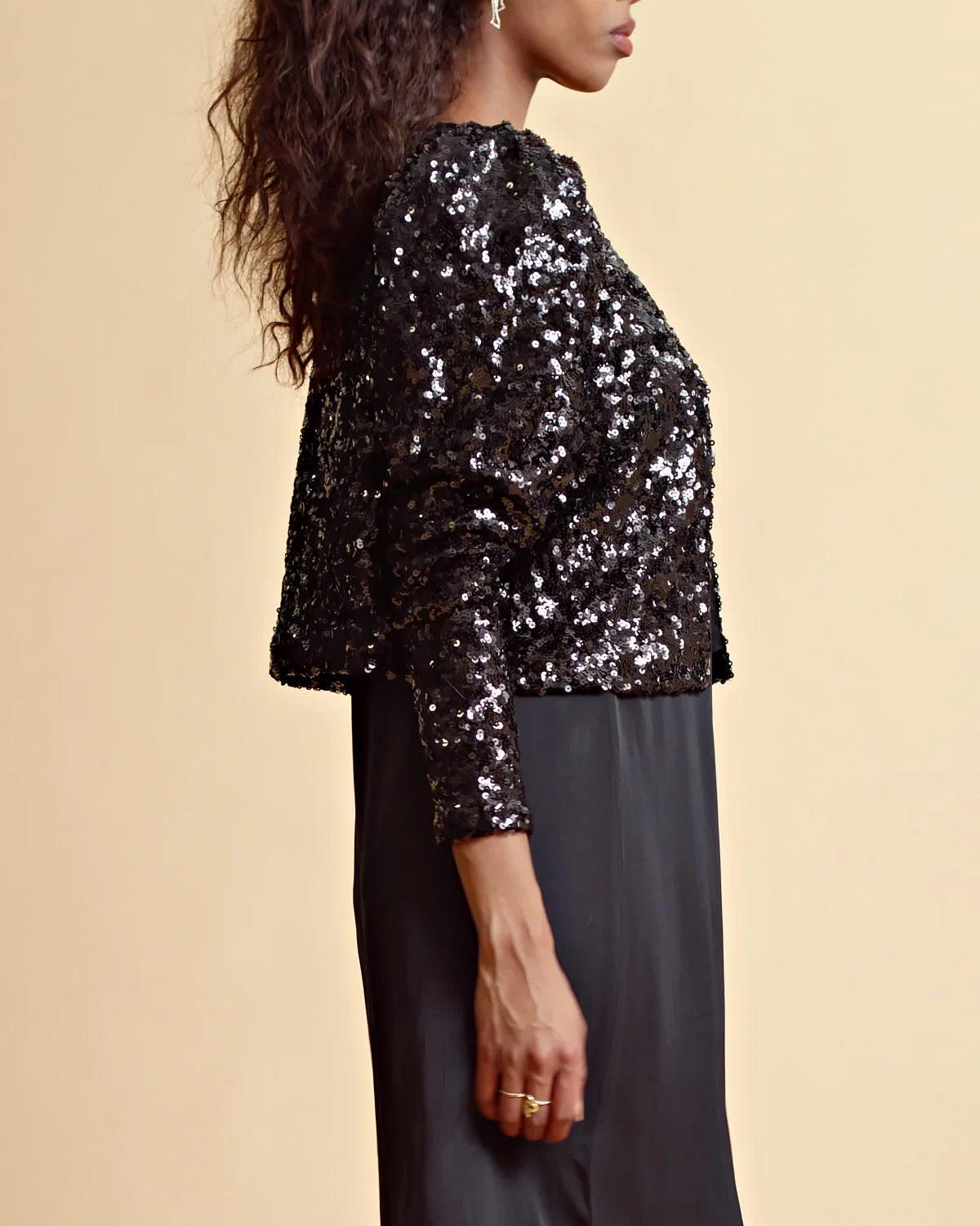 Sequins Jacket Black - No22 Damplassen