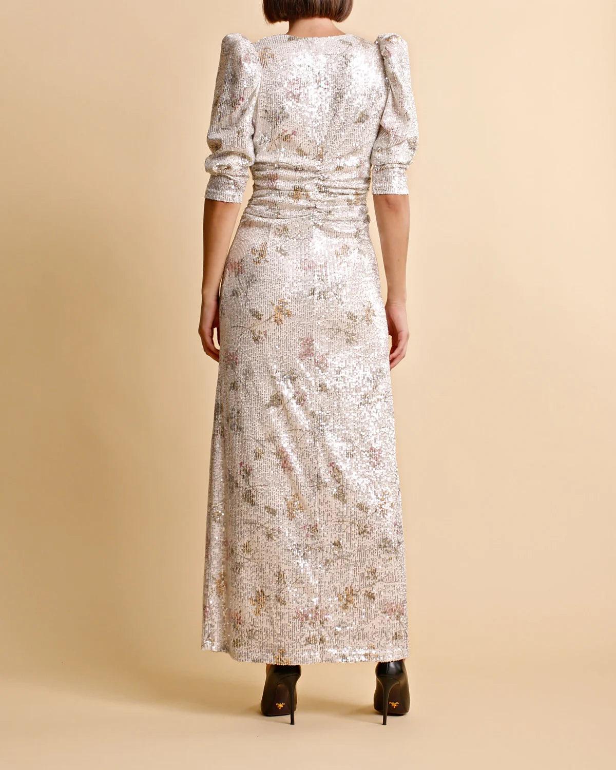 Sequins Maxi Dress Botanic - No22 Damplassen