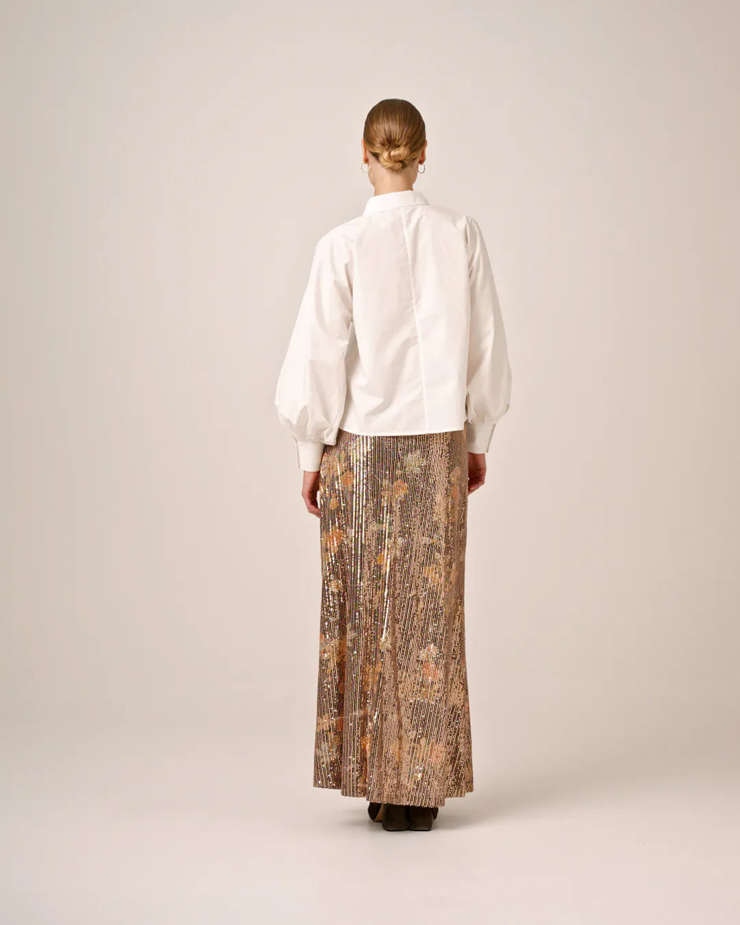 Sequins Maxi Skirt Night Garden - No22 Damplassen
