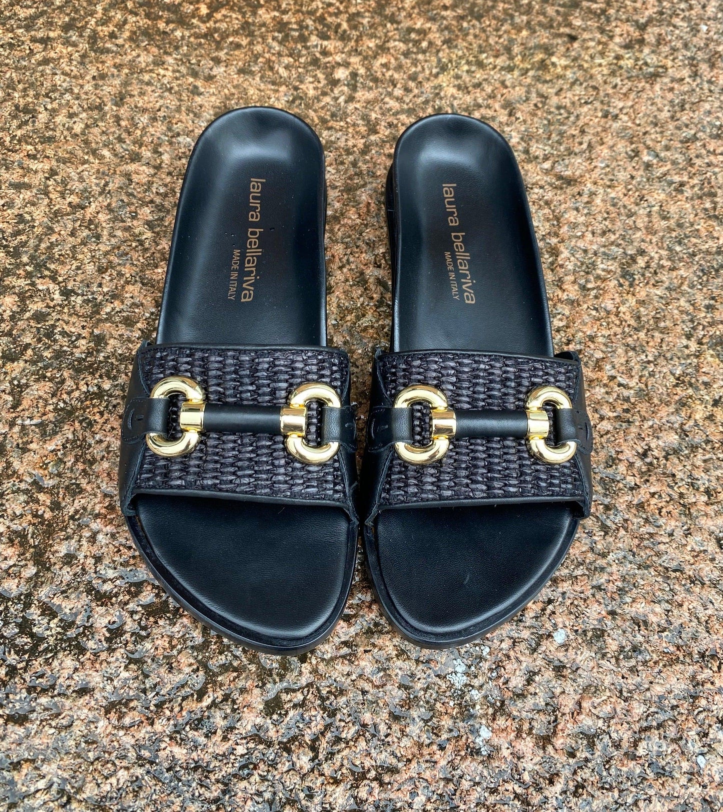 Slippers Vitello Nero Black - No22 Damplassen