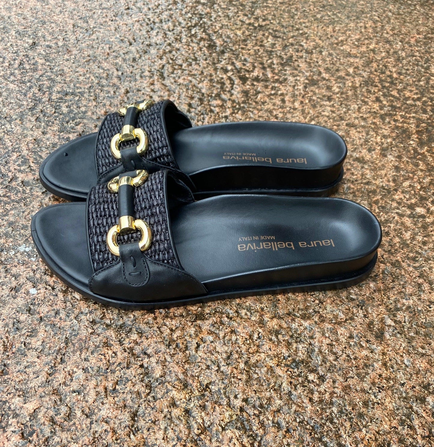 Slippers Vitello Nero Black - No22 Damplassen