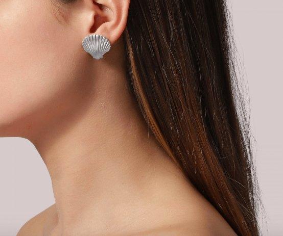 Souvenir Earstuds Silver - No22 Damplassen