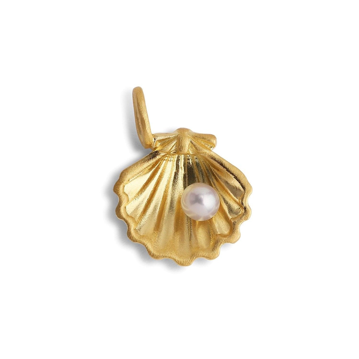 Jane Kønig - Souvenir Shell Pendant Gold - No22 Damplassen