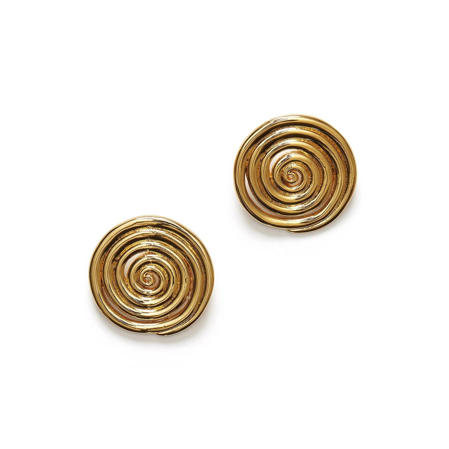 Spiral Earring Gold - No22 Damplassen
