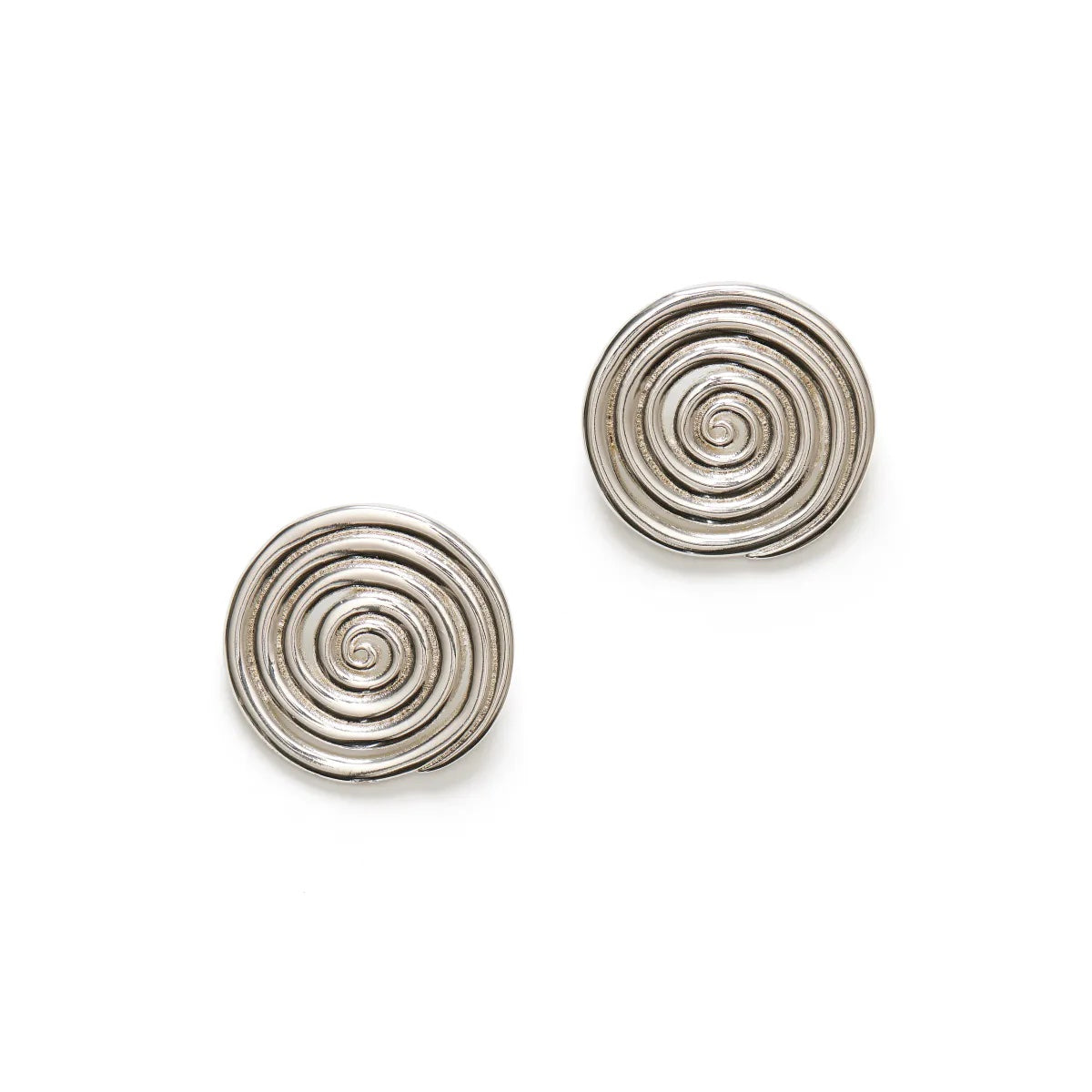 Spiral Earring Silver - No22 Damplassen