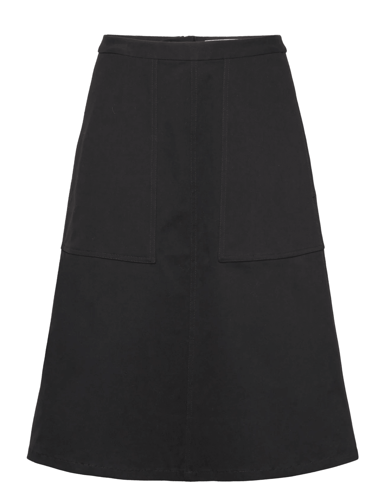 Tailored Flared Skirt Black - No22 Damplassen