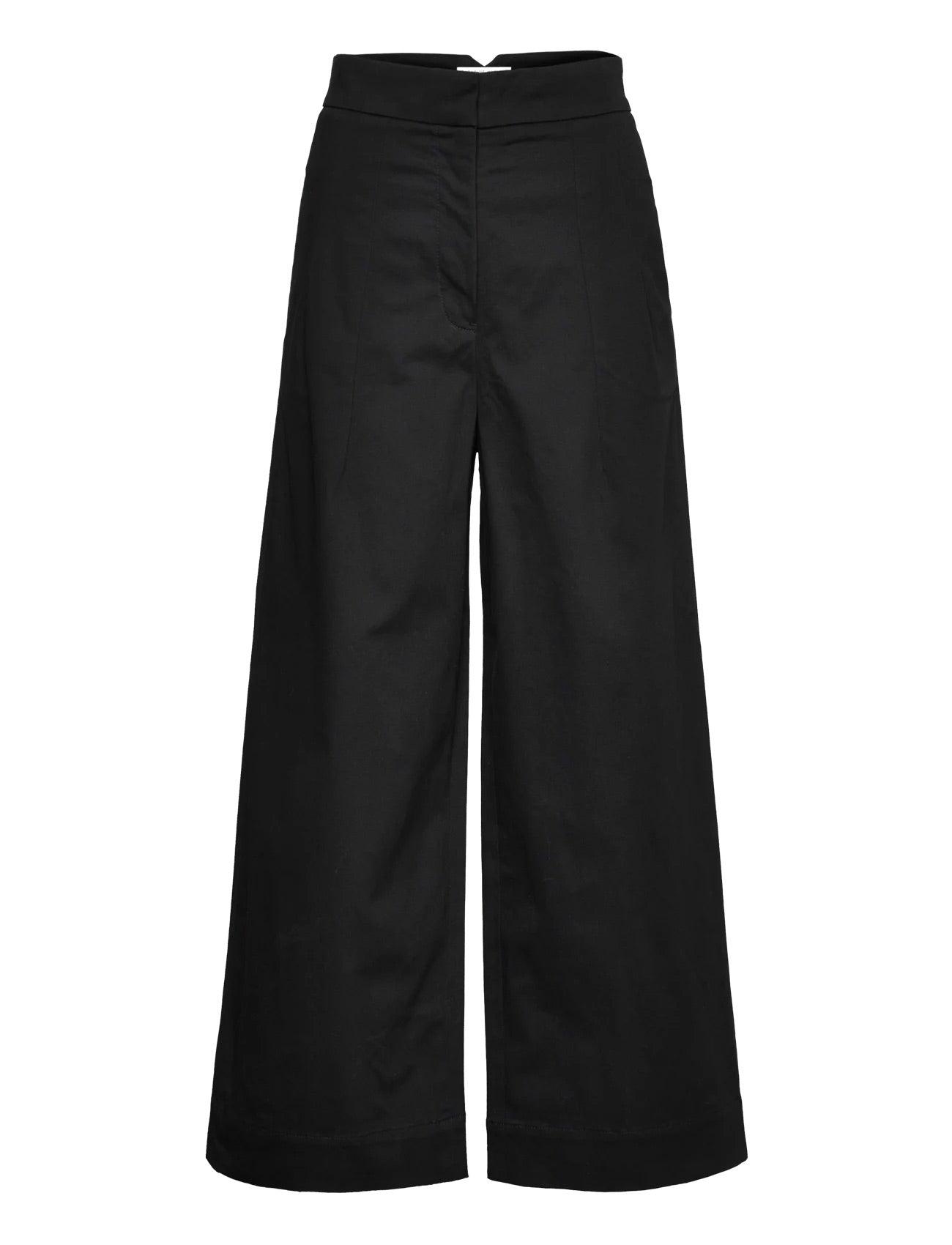 Tailored High Waist Pants Black - No22 Damplassen