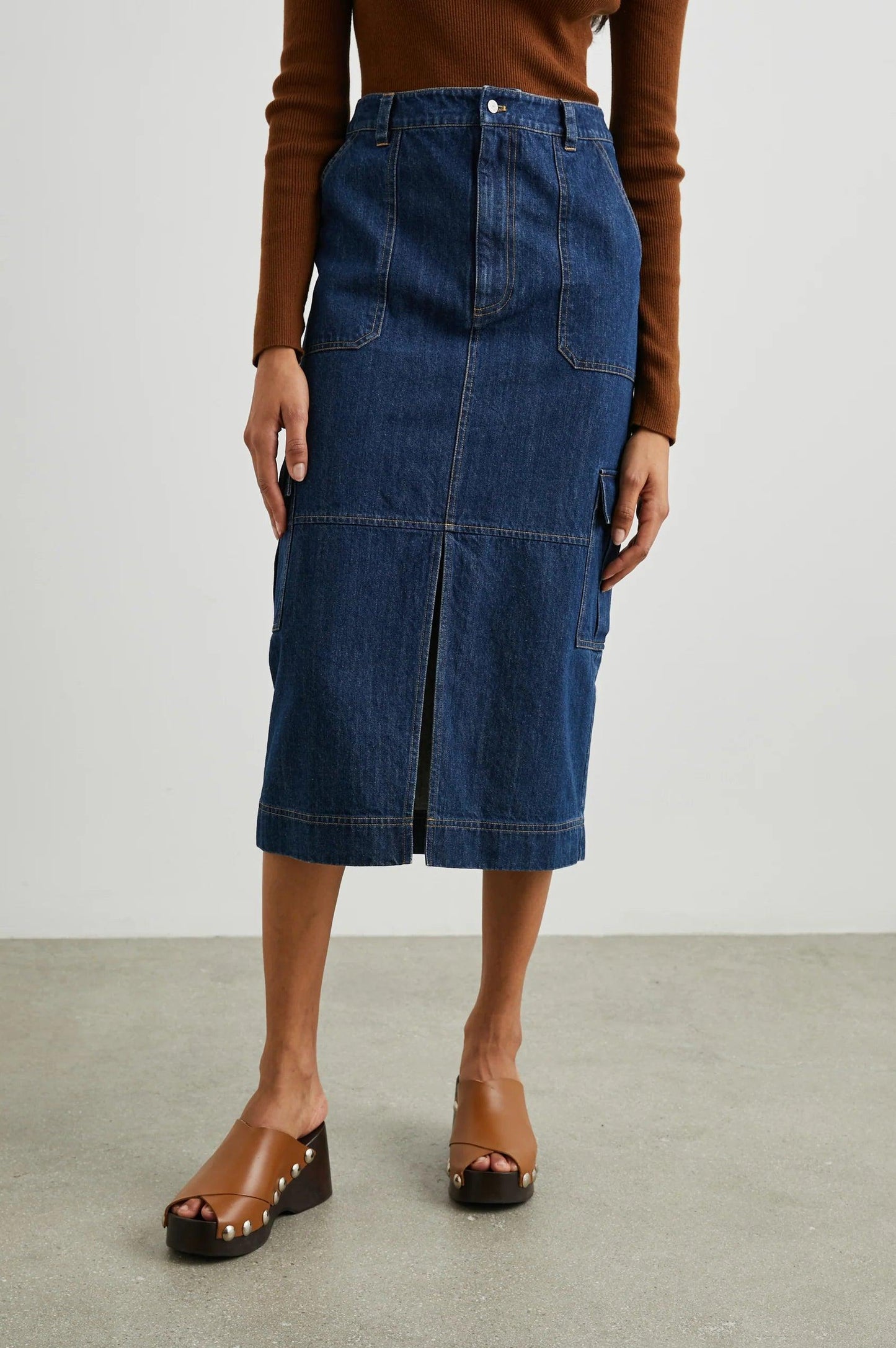 Tasha Skirt Raw Denim - No22 Damplassen