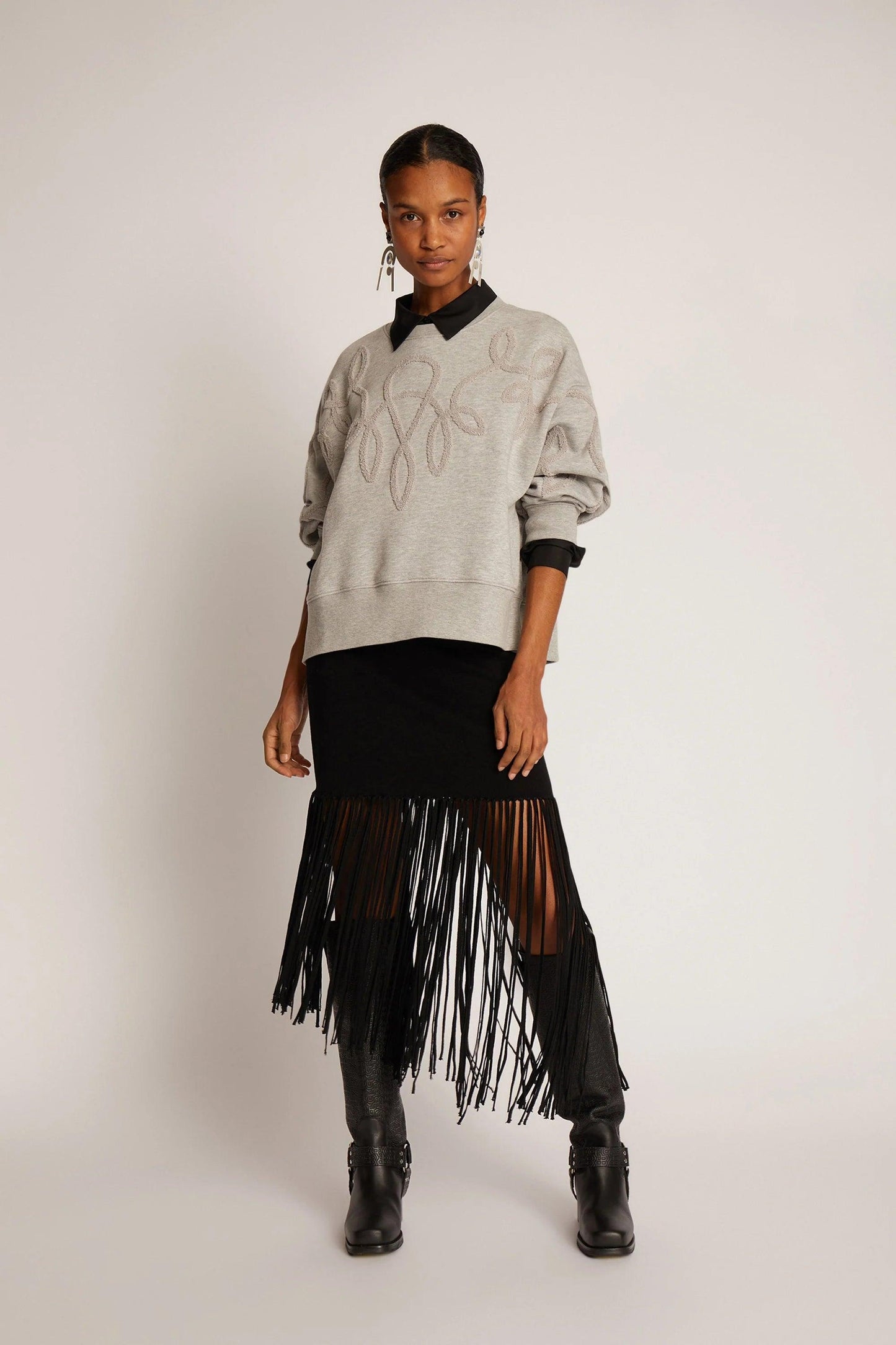 Tayru Skirt Black - No22 Damplassen