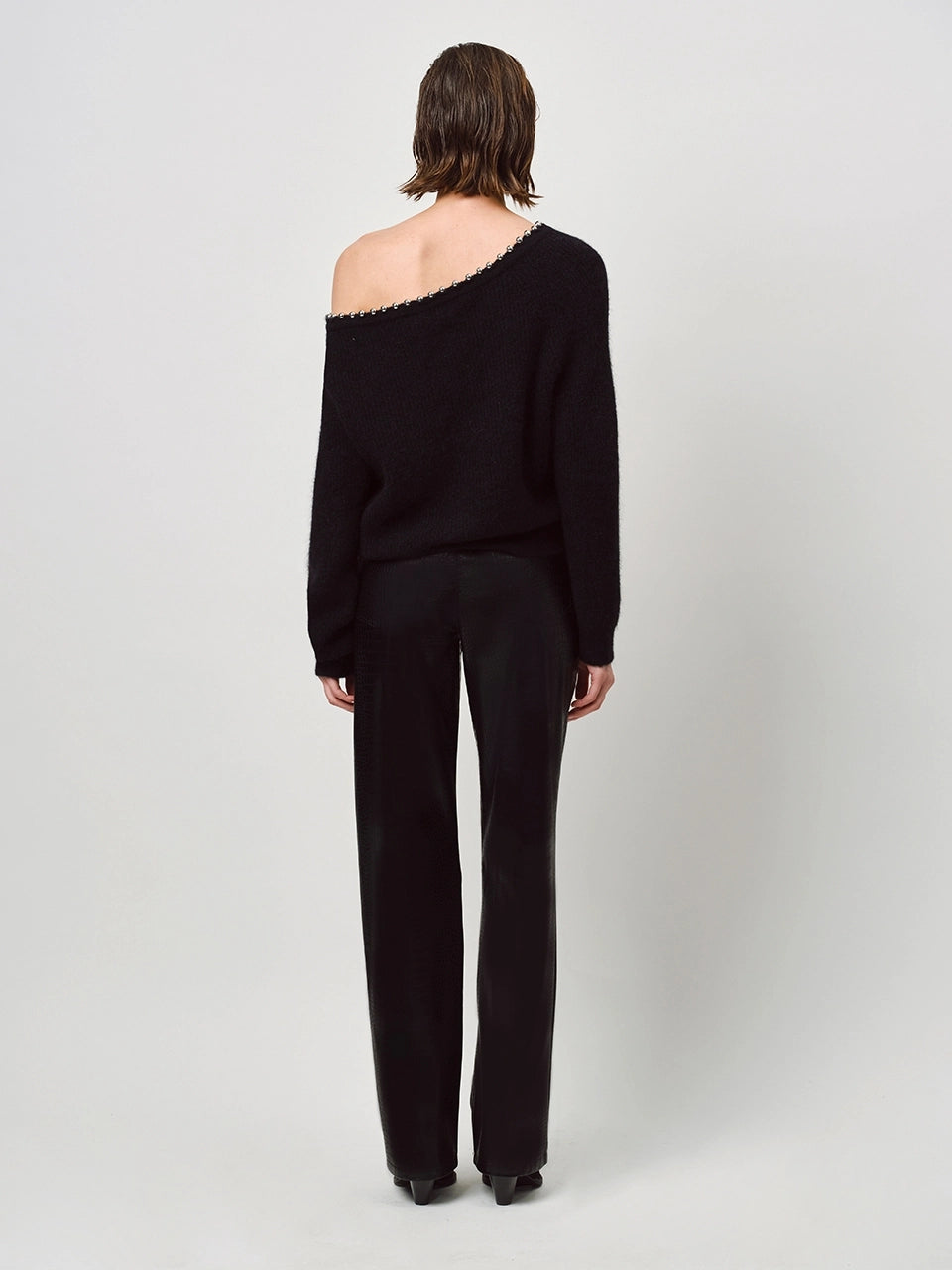 Tazzo Embellished Sweater Black - No22 Damplassen