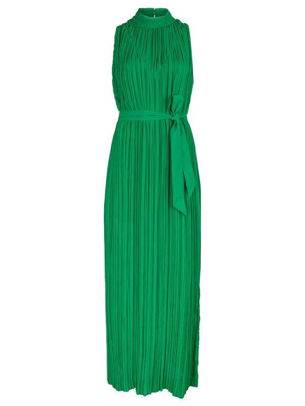 Dante6 - Trixie Pleated Maxi Dress Ultra Green - No22 Damplassen