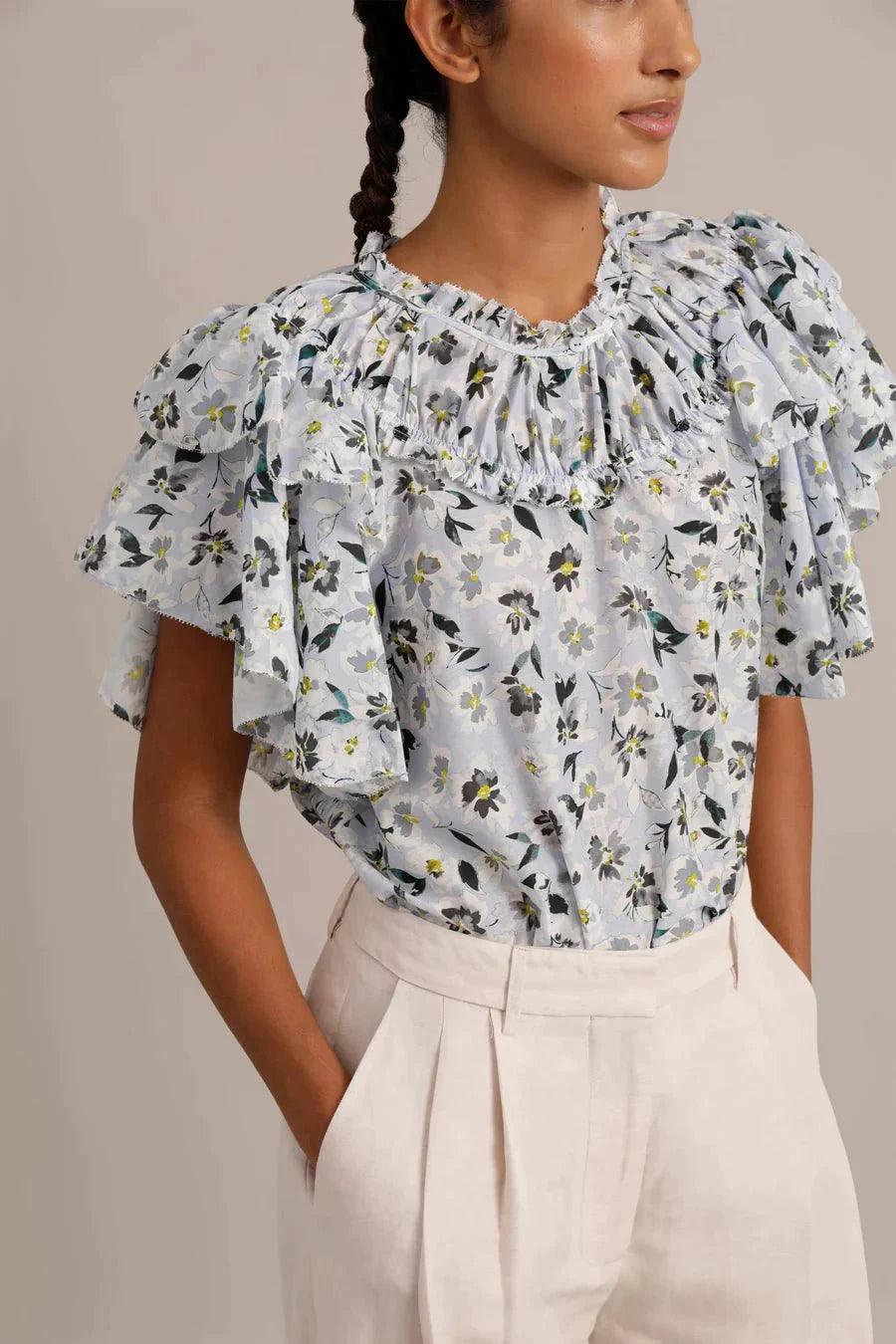 Munthe - Ucea Blouse Blue - No22 Damplassen