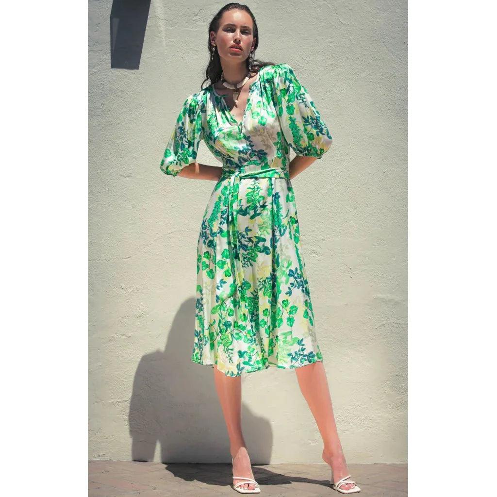 Vala Dress Paisley Green - No22 Damplassen