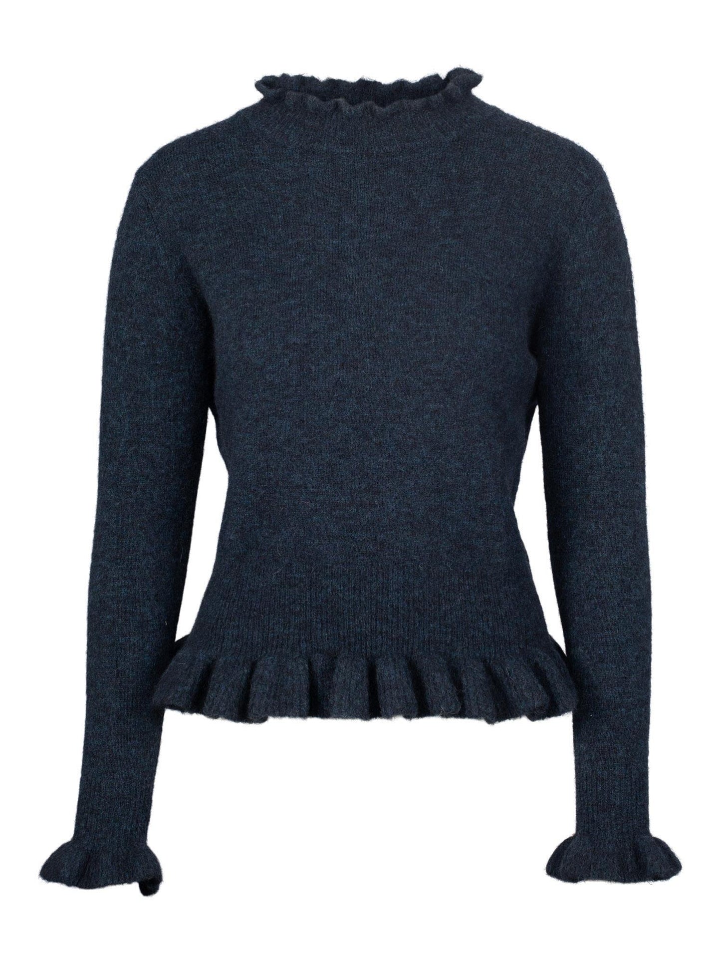 Valeria Alpaca Sweater Indigo - No22 Damplassen