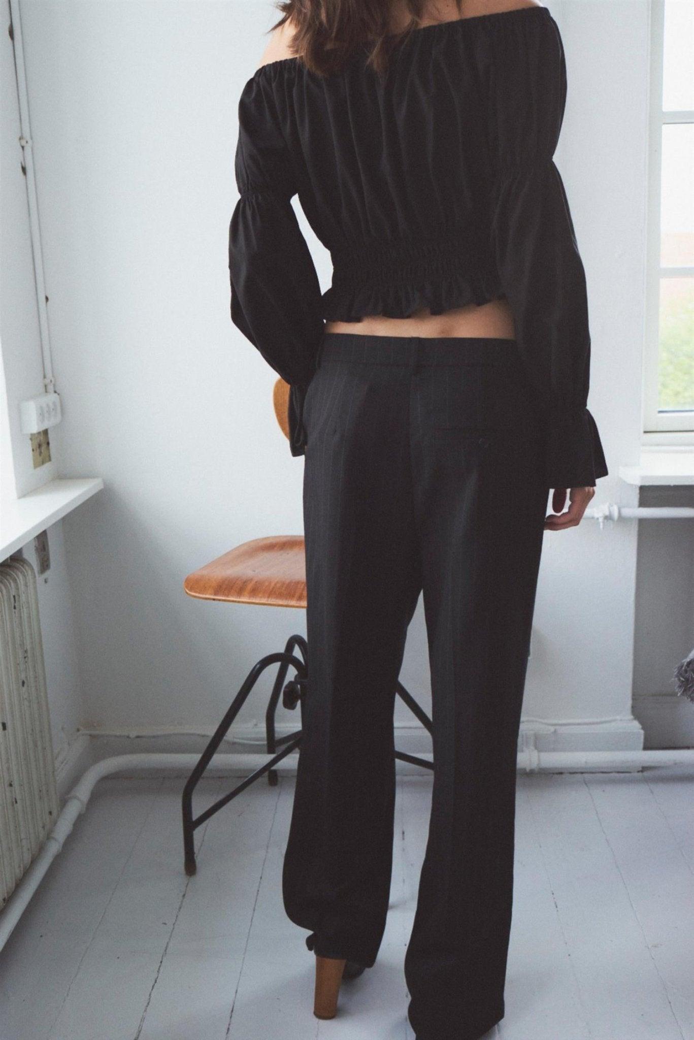 Designers Remix - Valerie Off-Shoulder Blouse Black - No22 Damplassen
