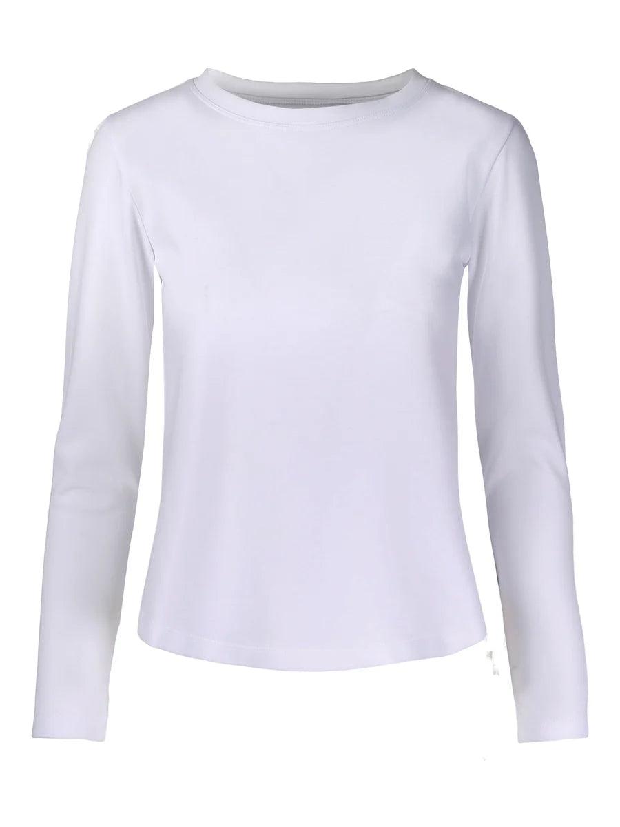 Violet Longsleeve White - No22 Damplassen