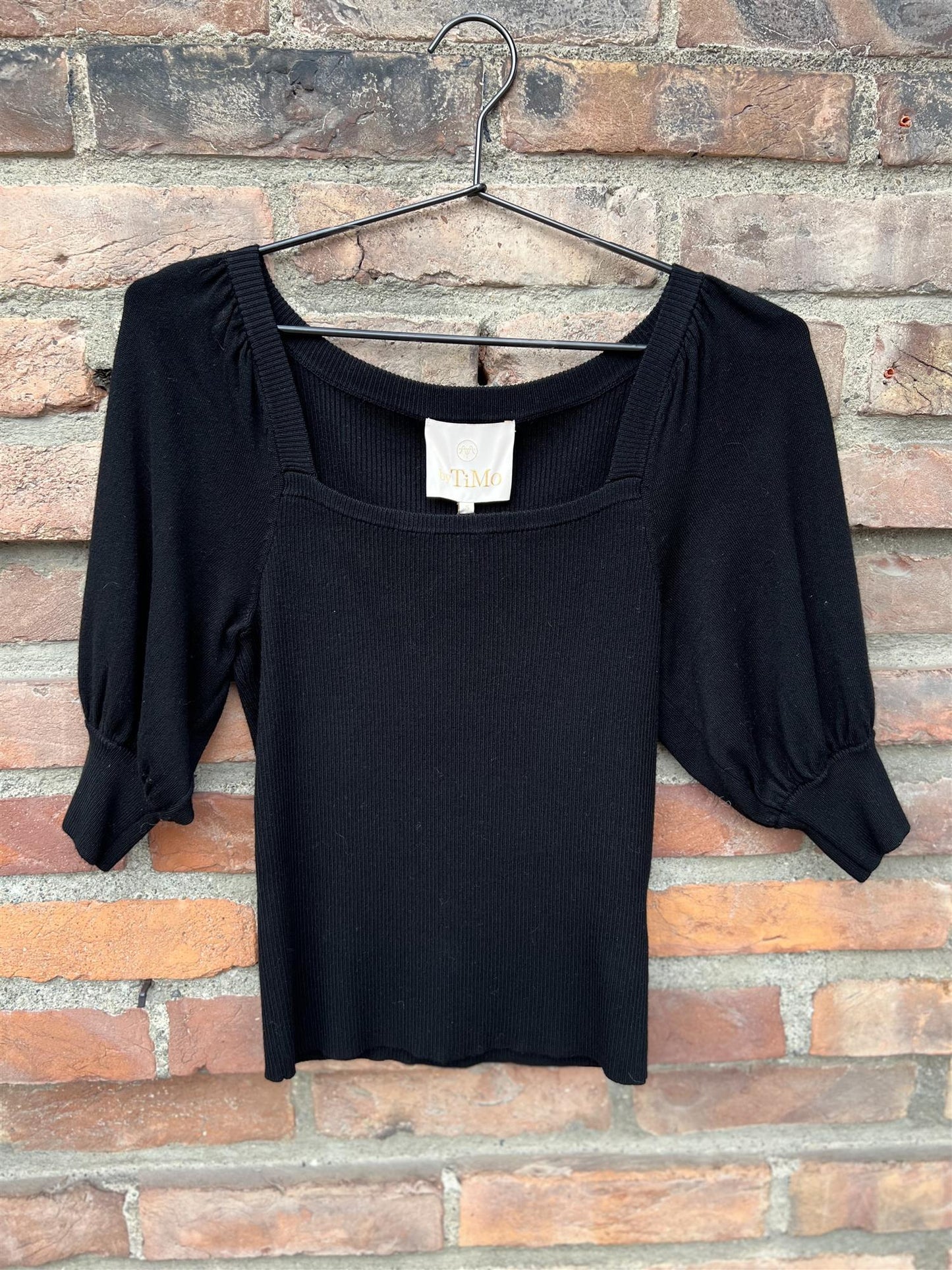 Viscose Knit Top Black - No22 Damplassen