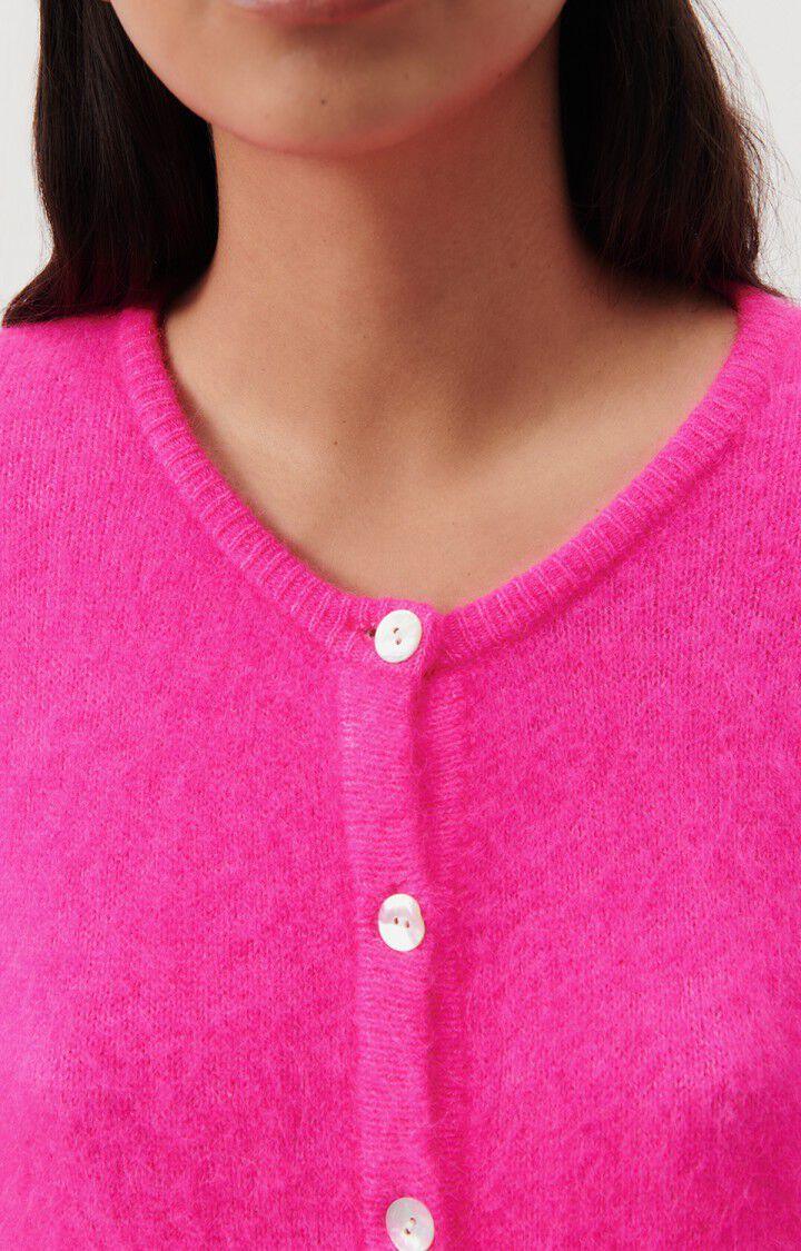 Vitow Cardigan Fluorescent Pink Melange - No22 Damplassen