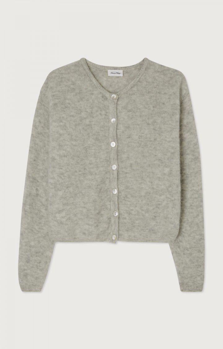 Vitow Cardigan Light Grey Melange - No22 Damplassen