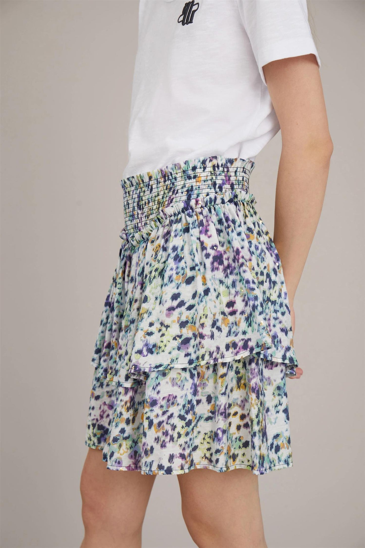 Volana Skirt White - No22 Damplassen