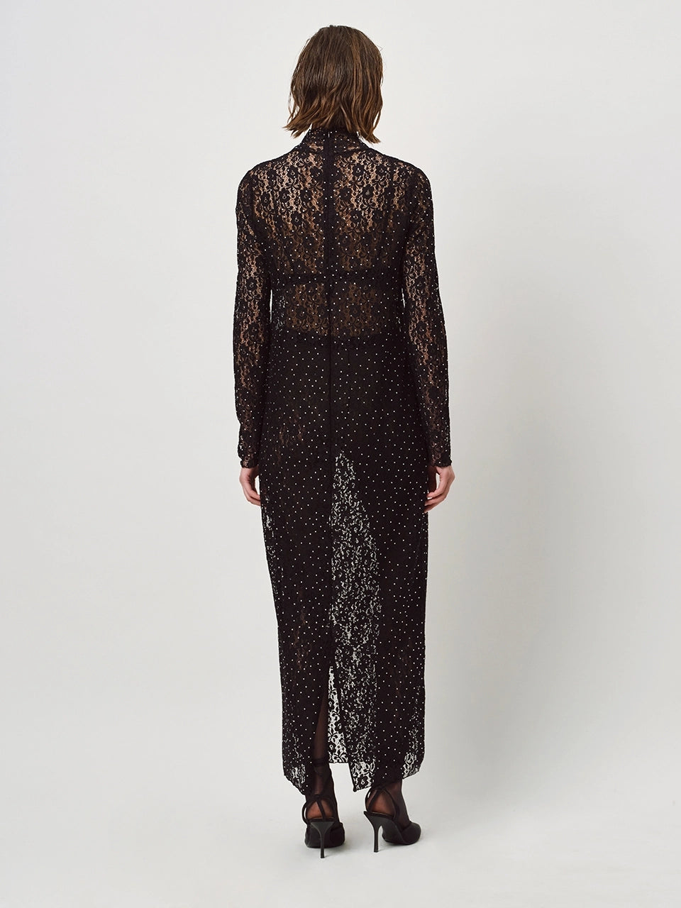 Volcan Lace Dress Black - No22 Damplassen
