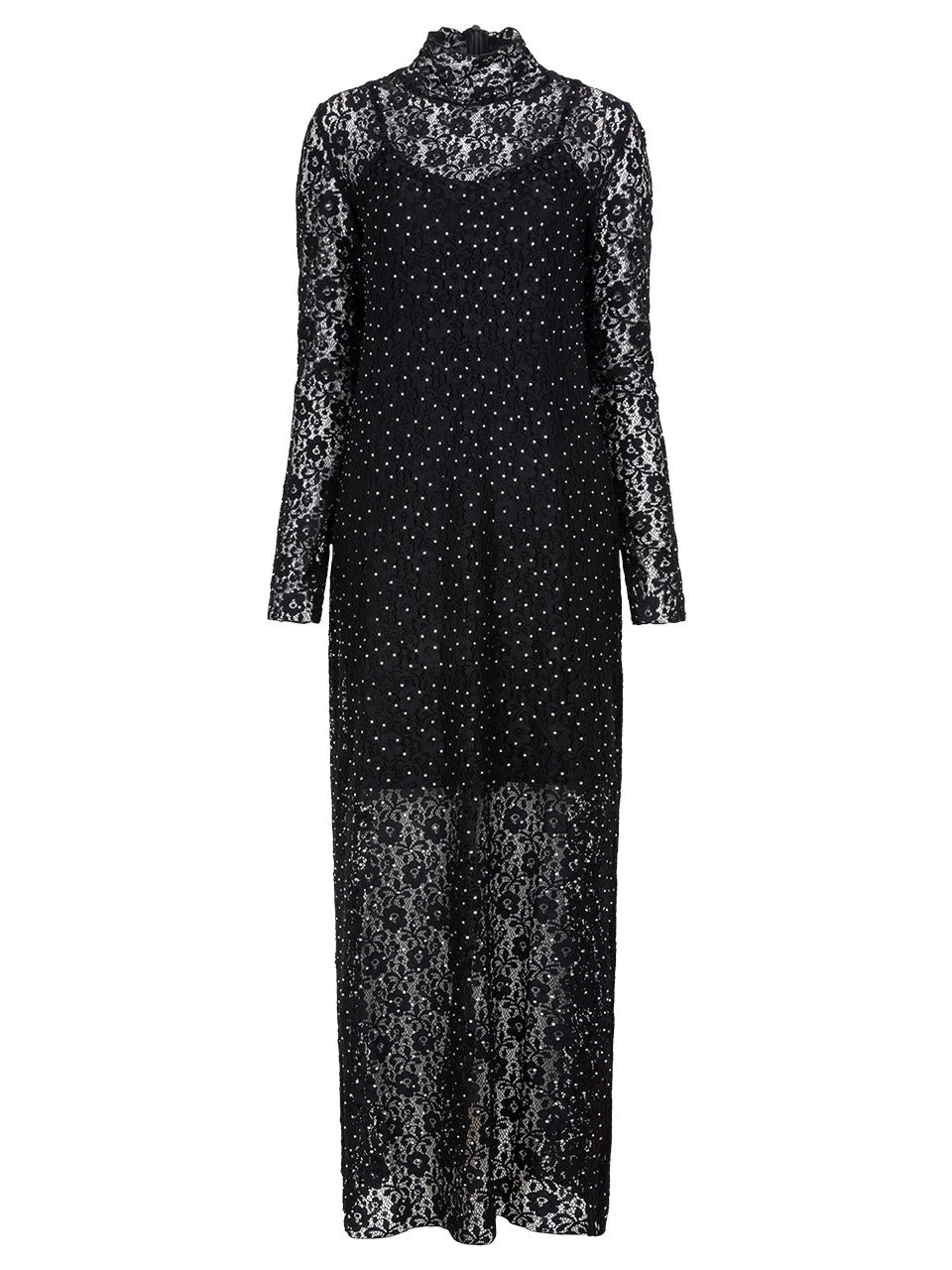 Volcan Lace Dress Black - No22 Damplassen