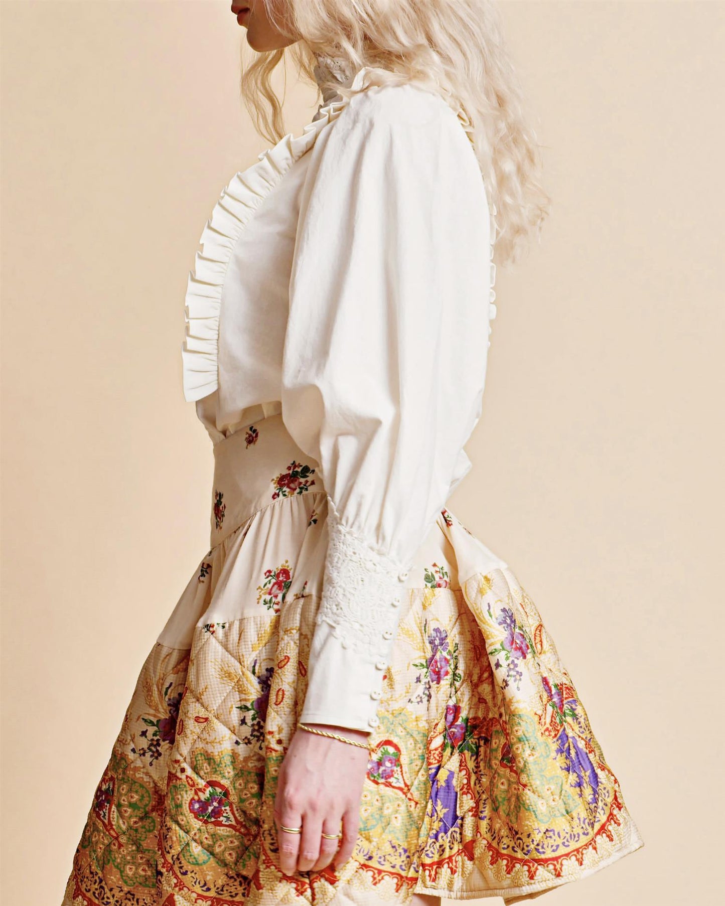Winter Cotton Shirt Off White - No22 Damplassen