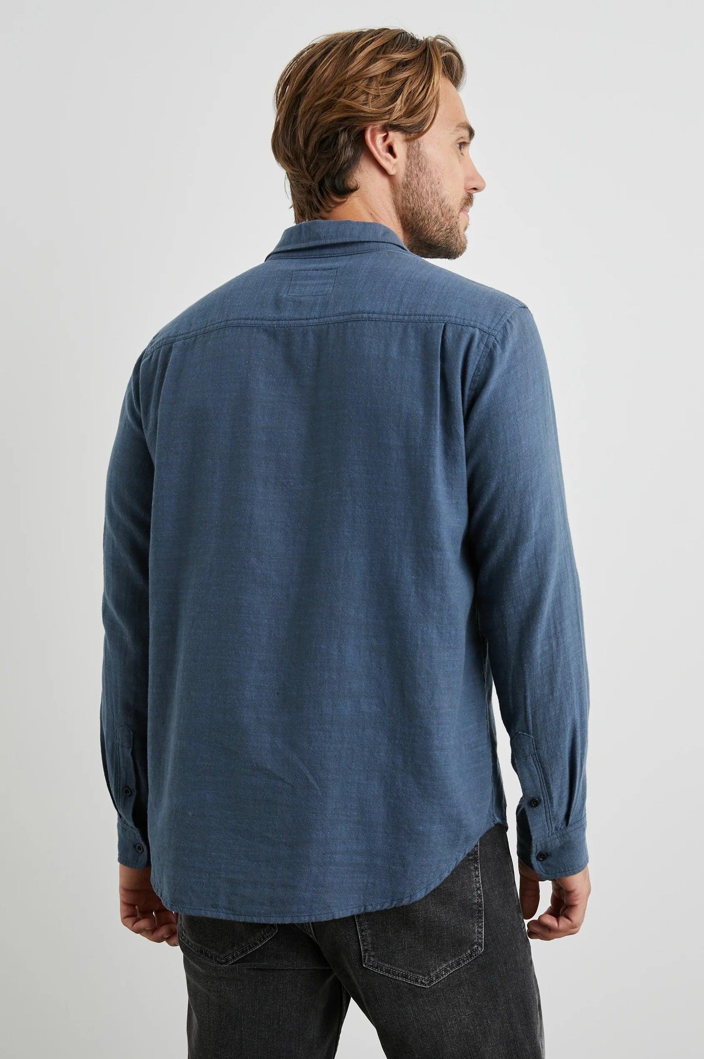 Wyatt Shirt Sea Blue - No22 Damplassen