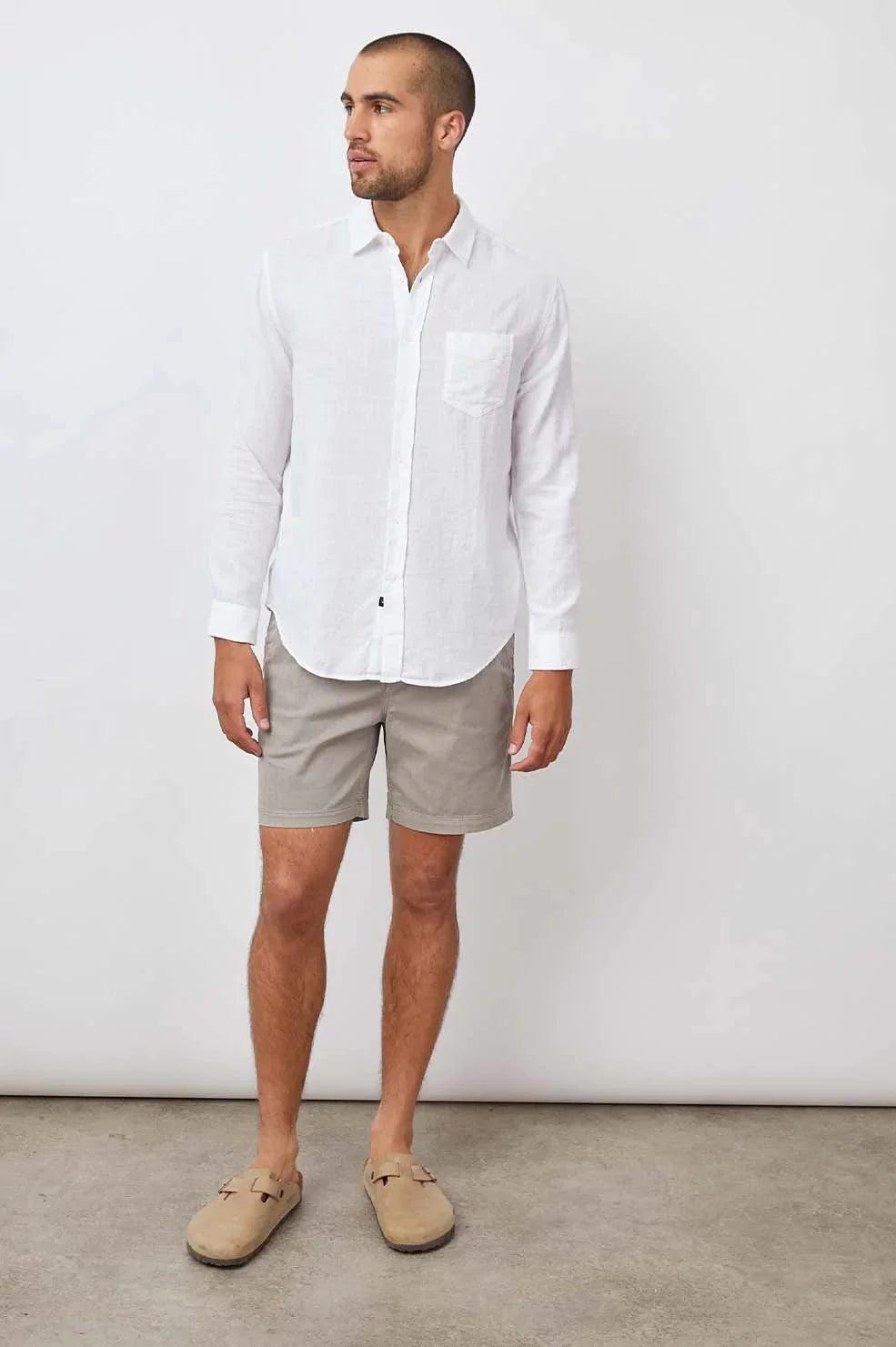 Wyatt Shirt White - No22 Damplassen